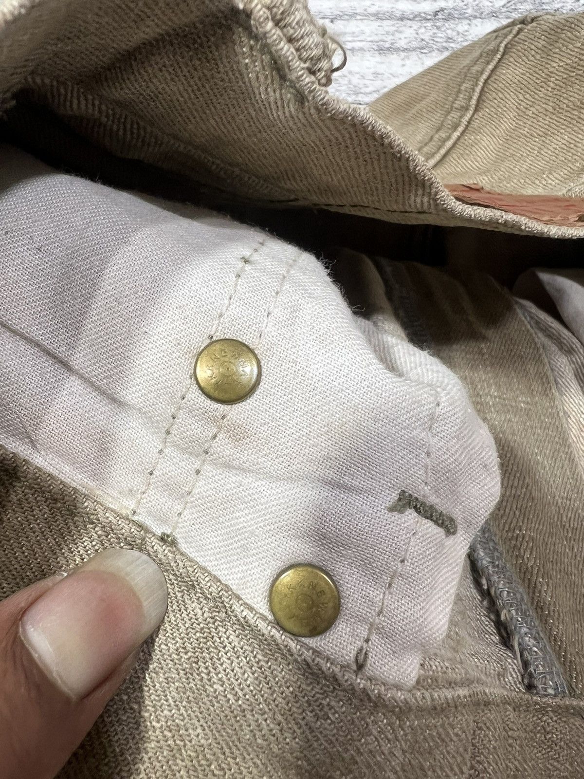 Number (N)ine 2000s Beams Levis Raw Mudwash Jeans y2k Lgb Ifsix Size US 32 / EU 48 - 9 Thumbnail