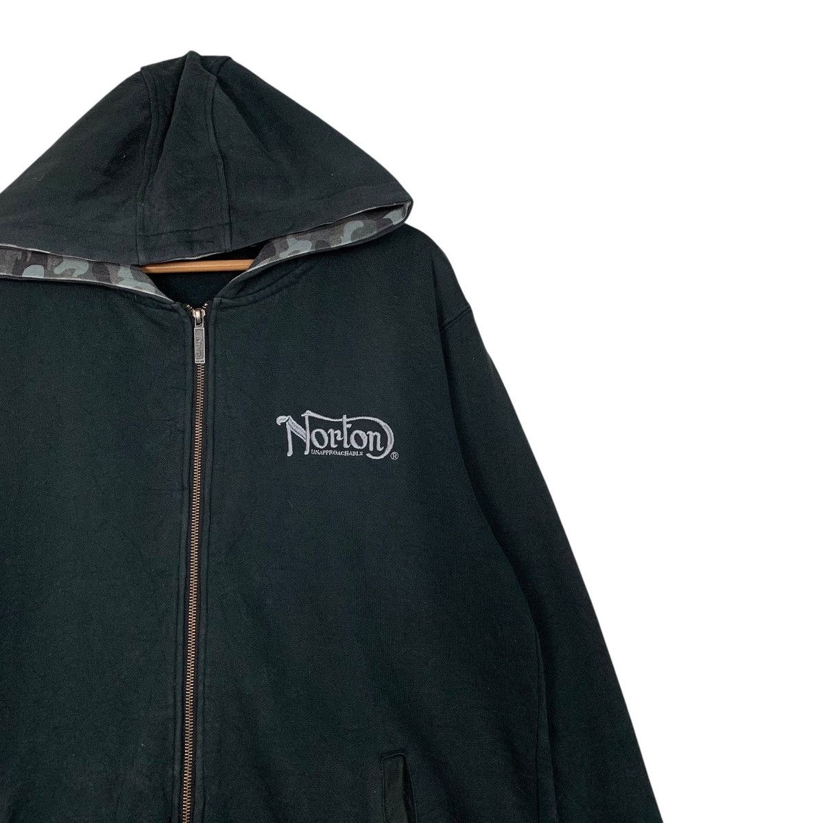 Norton Norton England Zipper Hoodie Size US XXL / EU 58 / 5 - 5 Thumbnail