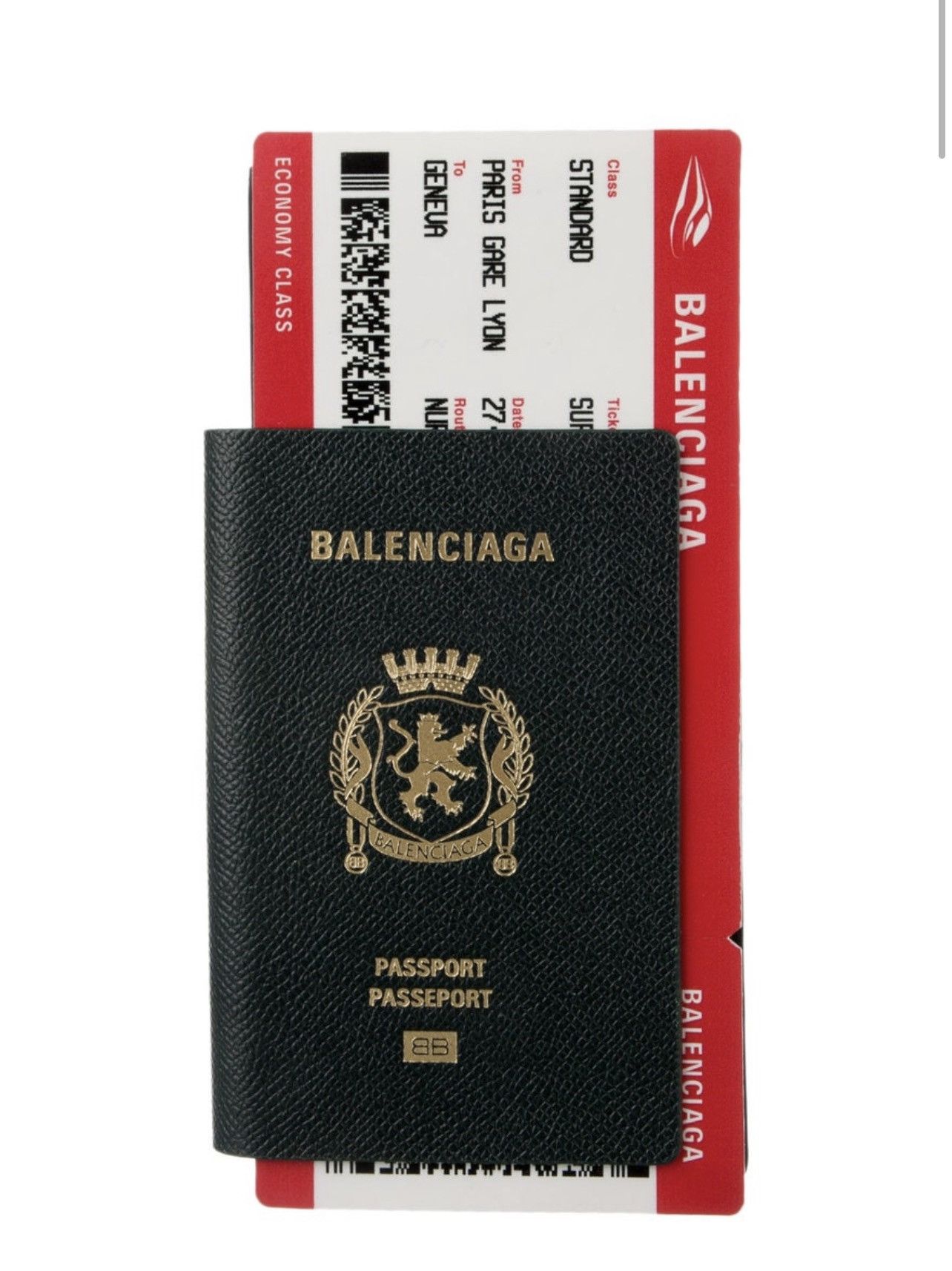 Balenciaga Passport Ticket Long Wallet