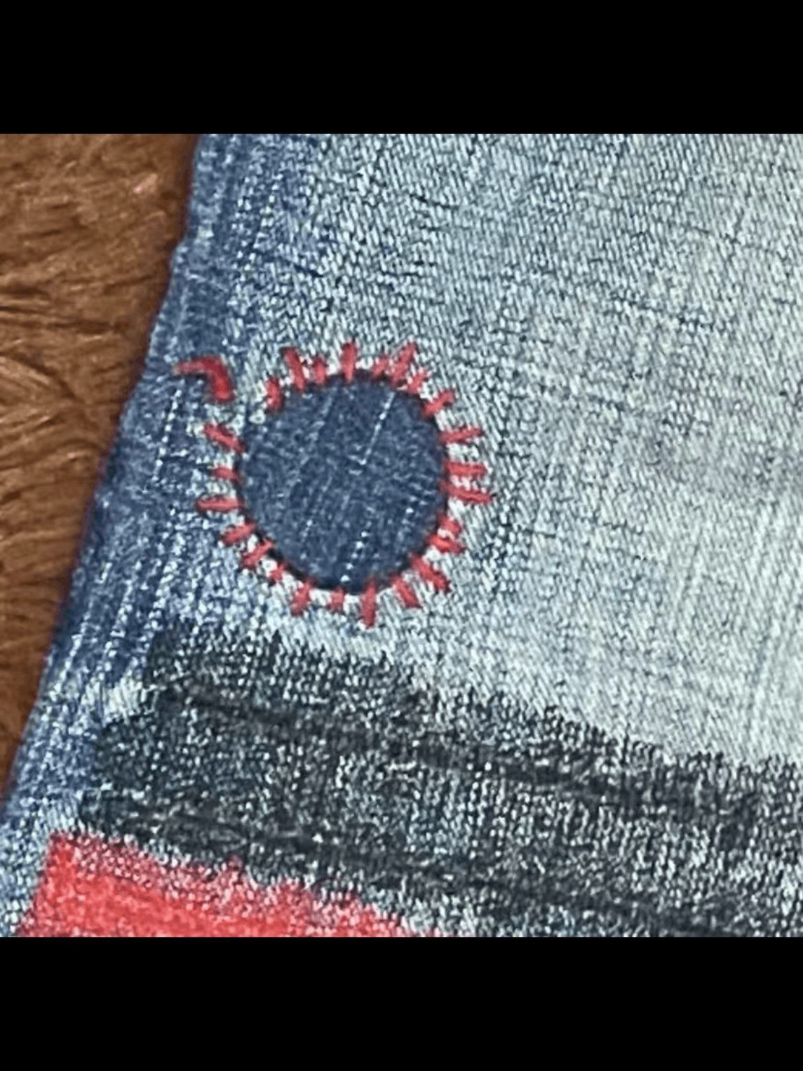 Number (N)ine Sz 2x28 Number Nine 05SS Distressed Patches Denim-2508 Size US 30 / EU 46 - 5 Thumbnail