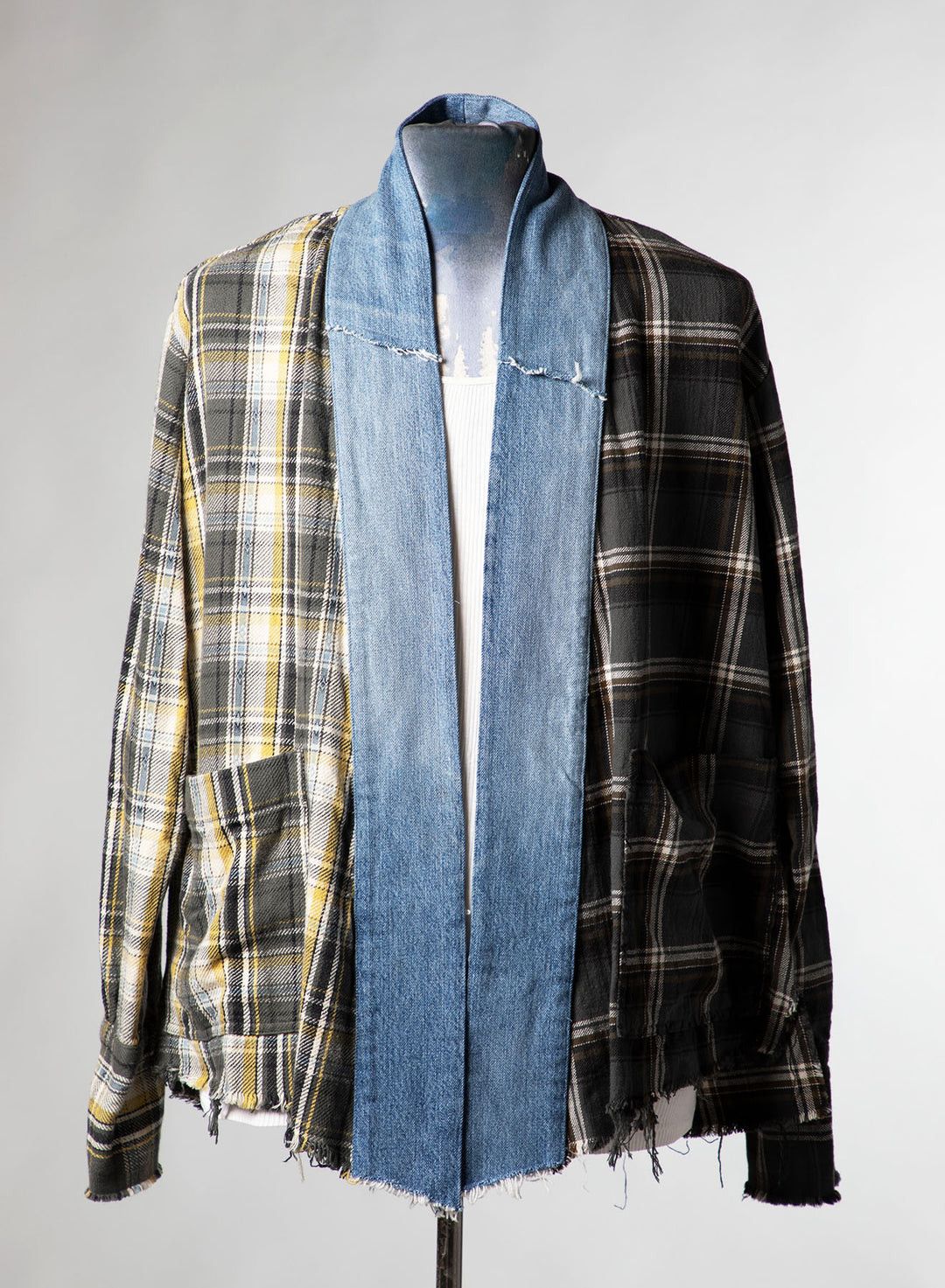 Greg Lauren $1150 Greg Lauren Mixed Plaid GL1 w/ Pockets Size US M / EU 48-50 / 2 - 1 Thumbnail