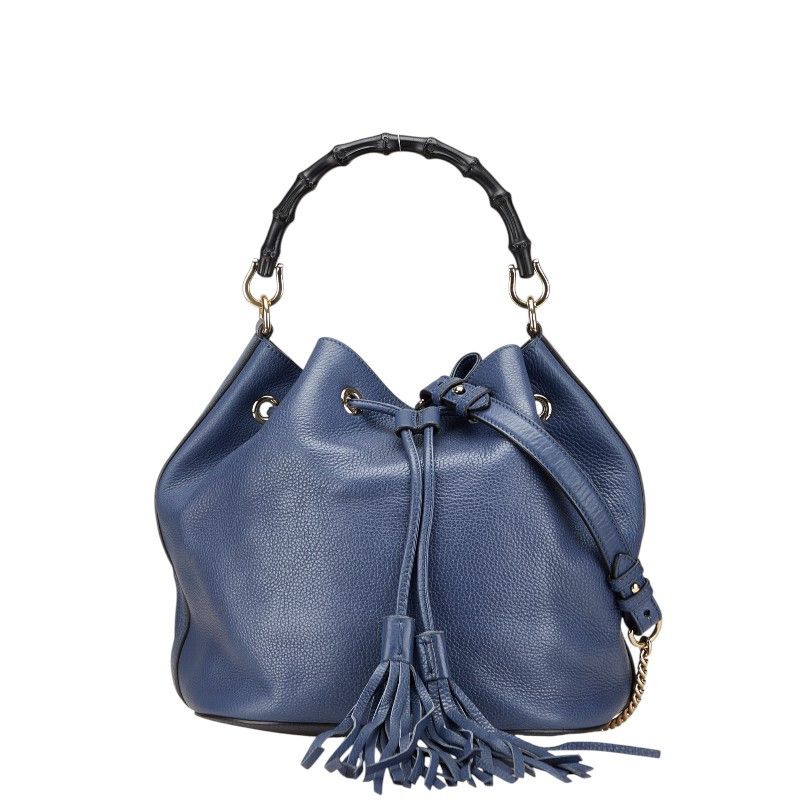 Gucci Gucci Gucci Bamboo Leather 2way Bag Leather Shoulder Bag 387613 DUTY FREE for USA Size ONE SIZE - 1 Thumbnail