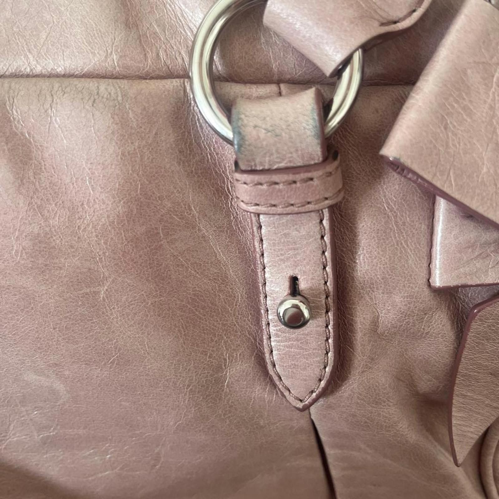 Miu Miu Miu Miu - Pink Ribbon Leather Handbag Size ONE SIZE - 4 Thumbnail