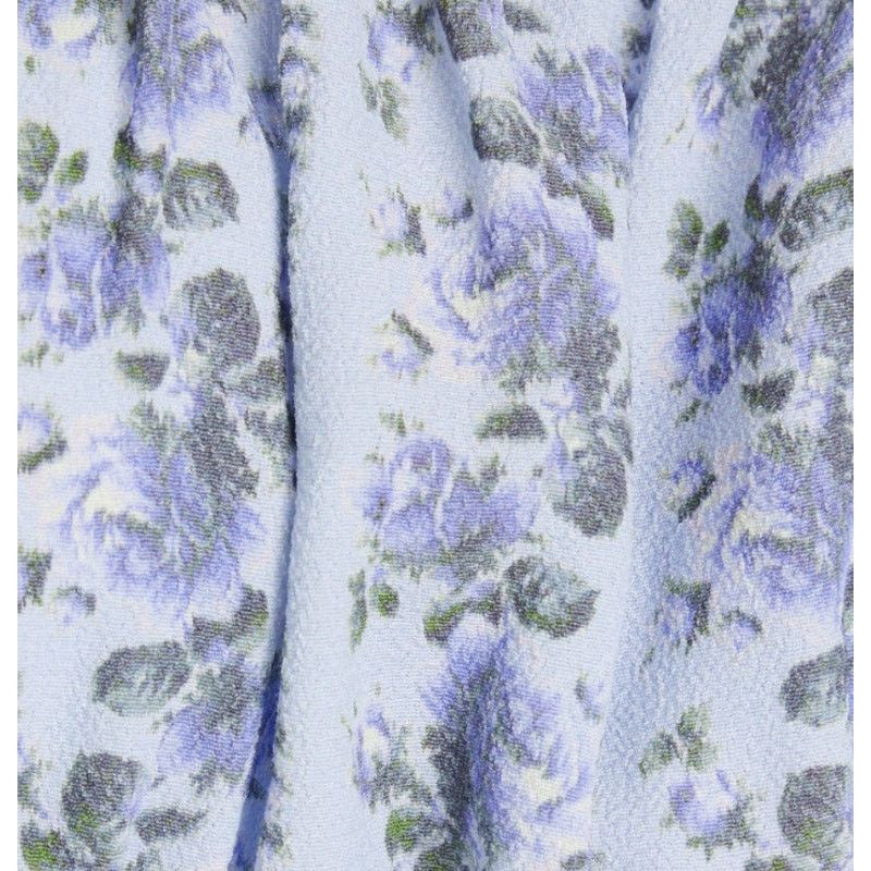 LoveShackFancy LOVESHACKFANCY Simpson cropped floral-print crepe top M Size M / US 6-8 / IT 42-44 - 2 Thumbnail