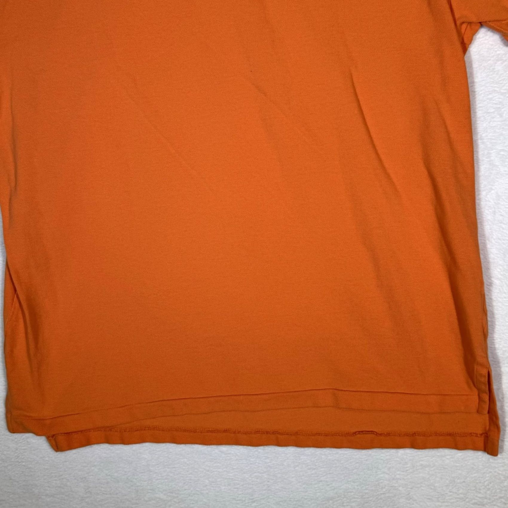 Polo Ralph Lauren Polo Ralph Lauren Mens XL Orange Polo Shirt Pony Logo Short Sleeve Size US XL / EU 56 / 4 - 3 Thumbnail