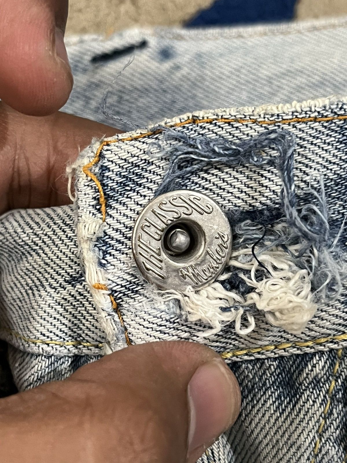 Japanese Brand Vintage Japanese Brand Selvedge Distressed Denim Size US 29 - 8 Thumbnail