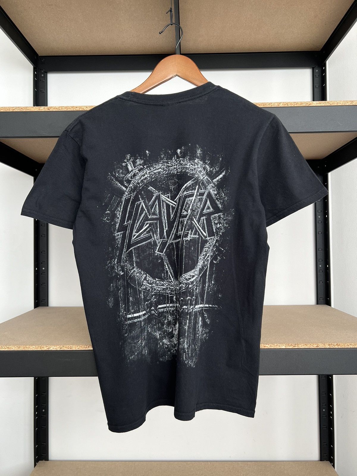Band Tees Vintage 2017 Slayer Eagle Thrash Metal Band T-shirt Size US S / EU 44-46 / 1 - 2 Thumbnail