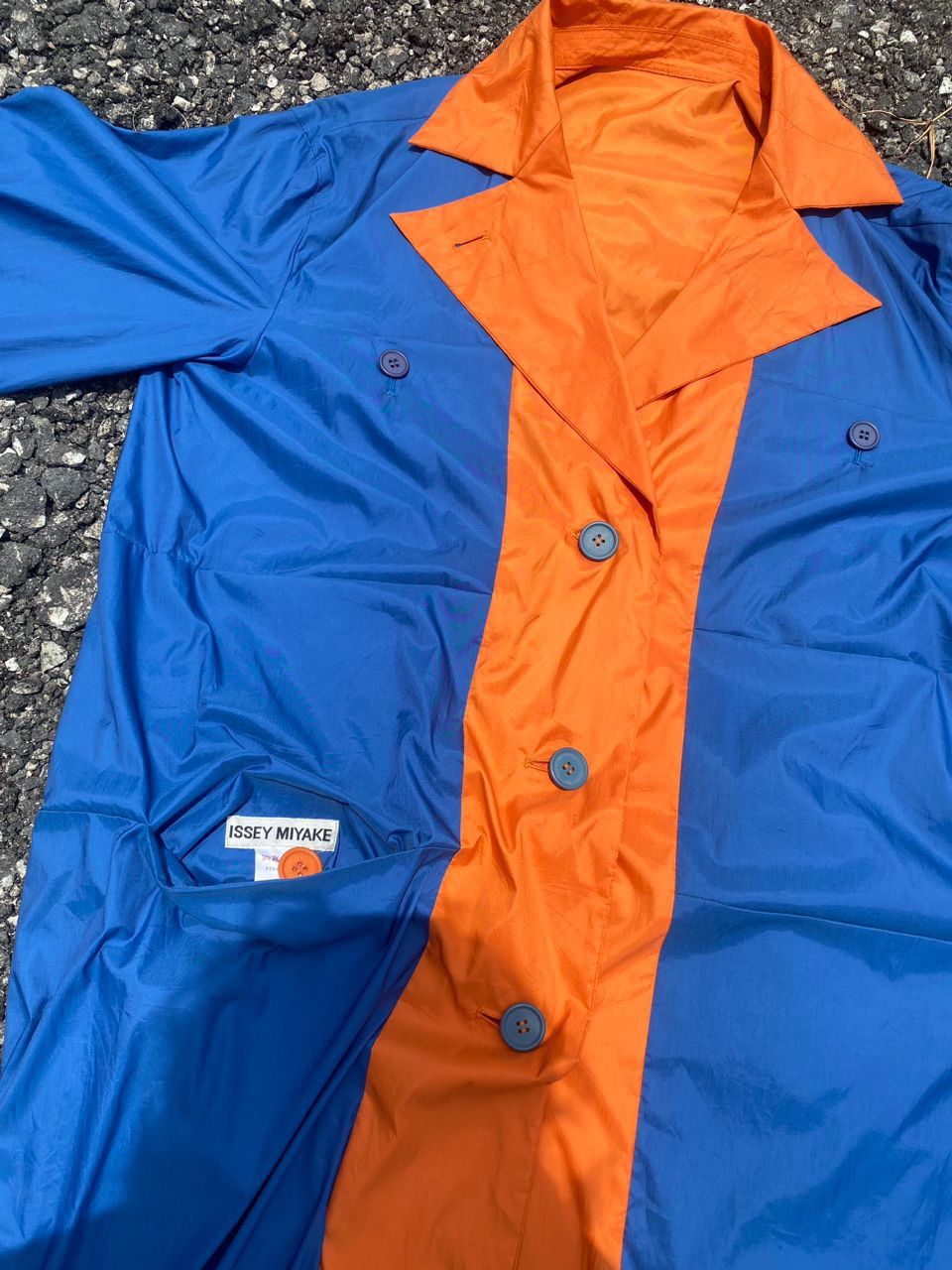 Issey Miyake × Vintage Vintage Issey miyake reversible button up trench coat Size US M / EU 48-50 / 2 - 8 Thumbnail