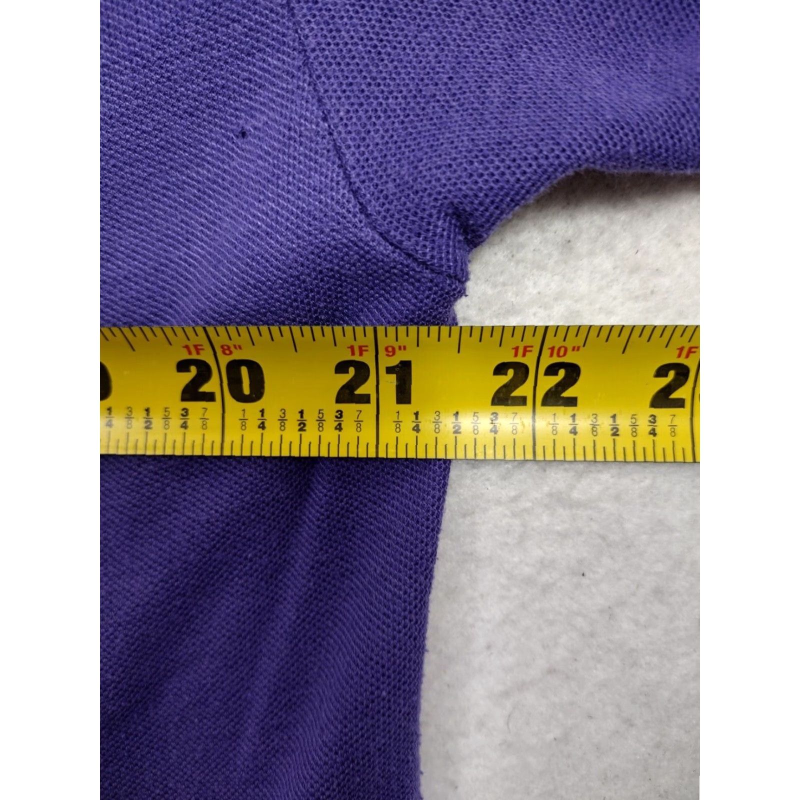 Levi's VINTAGE Levi's Polo Shirt Mens L Purple 90s Short Sleeve Cotton Polyester Canvas Polo Mens Size US L / EU 52-54 / 3 - 7 Thumbnail