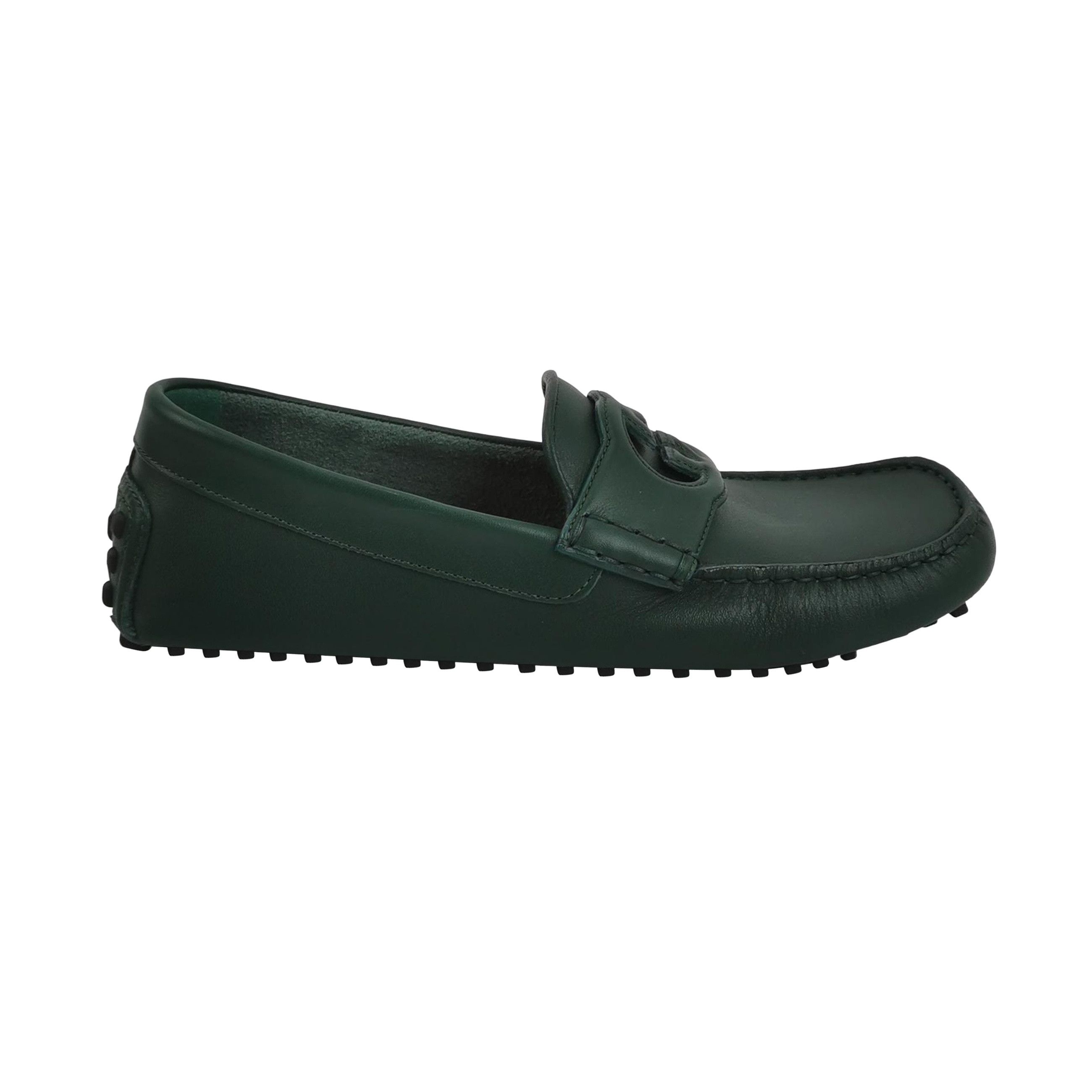 Gucci Gucci Interlocking G Leather Drivers Size 39 Size US 6 / EU 39 - 1 Thumbnail