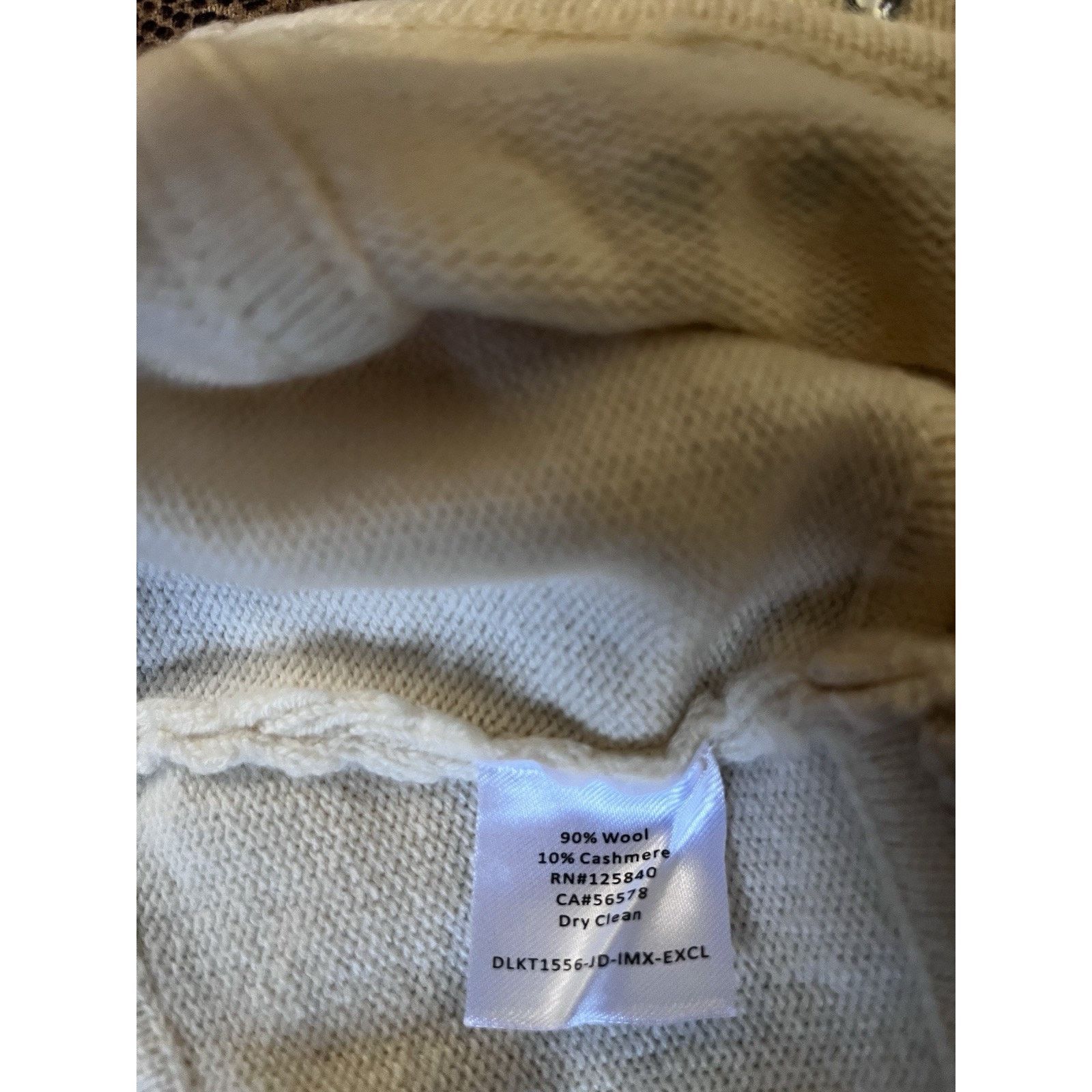 INTERMIX Intermix Kelly Rhinestone Embellish Knit Bralette Cashmere M Size M / US 6-8 / IT 42-44 - 3 Thumbnail