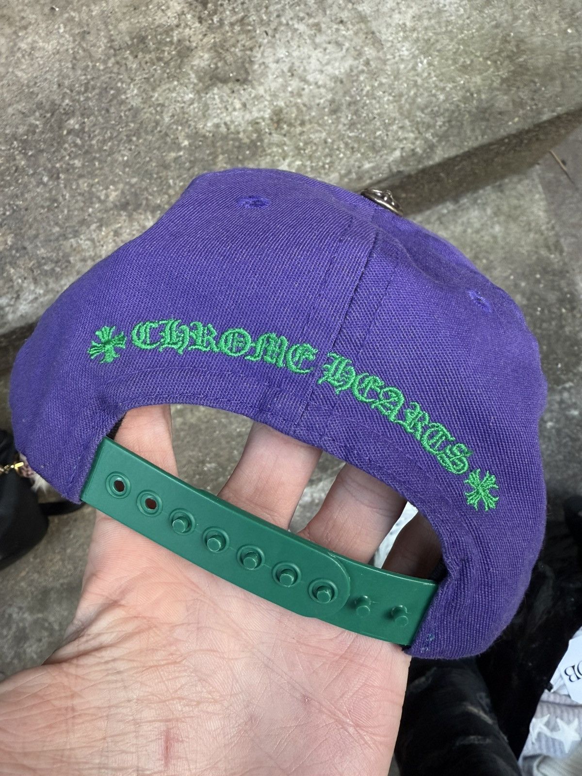 Chrome Hearts Chrome Hearts CH Purple Trucker Hat Size ONE SIZE - 3 Thumbnail