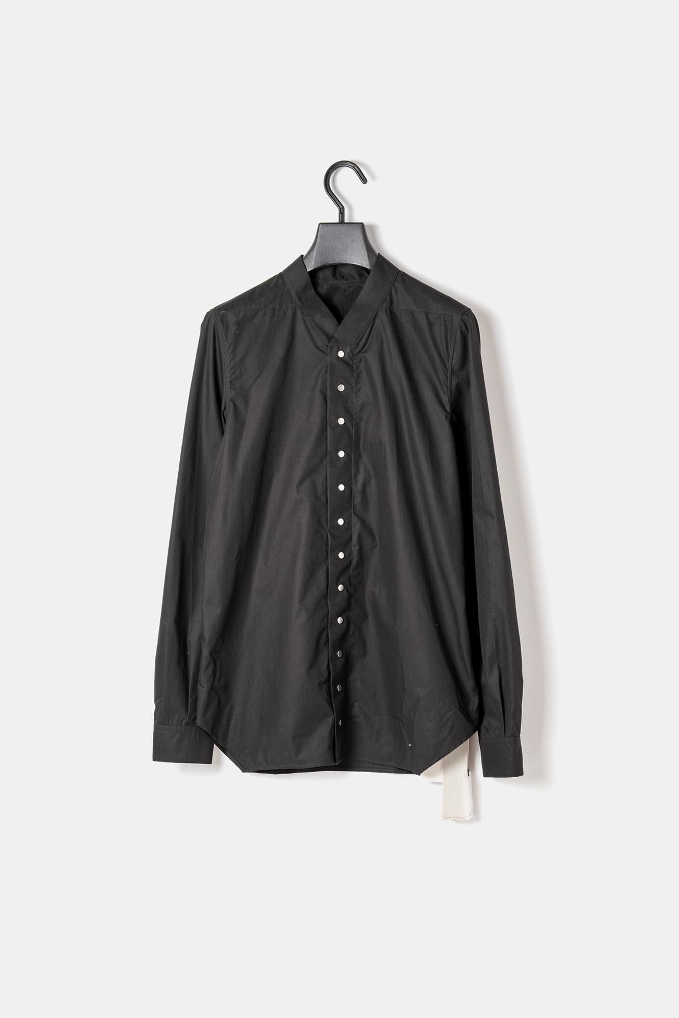 image of Rick Owens Black Faun Shirt, Men's (Size Medium)