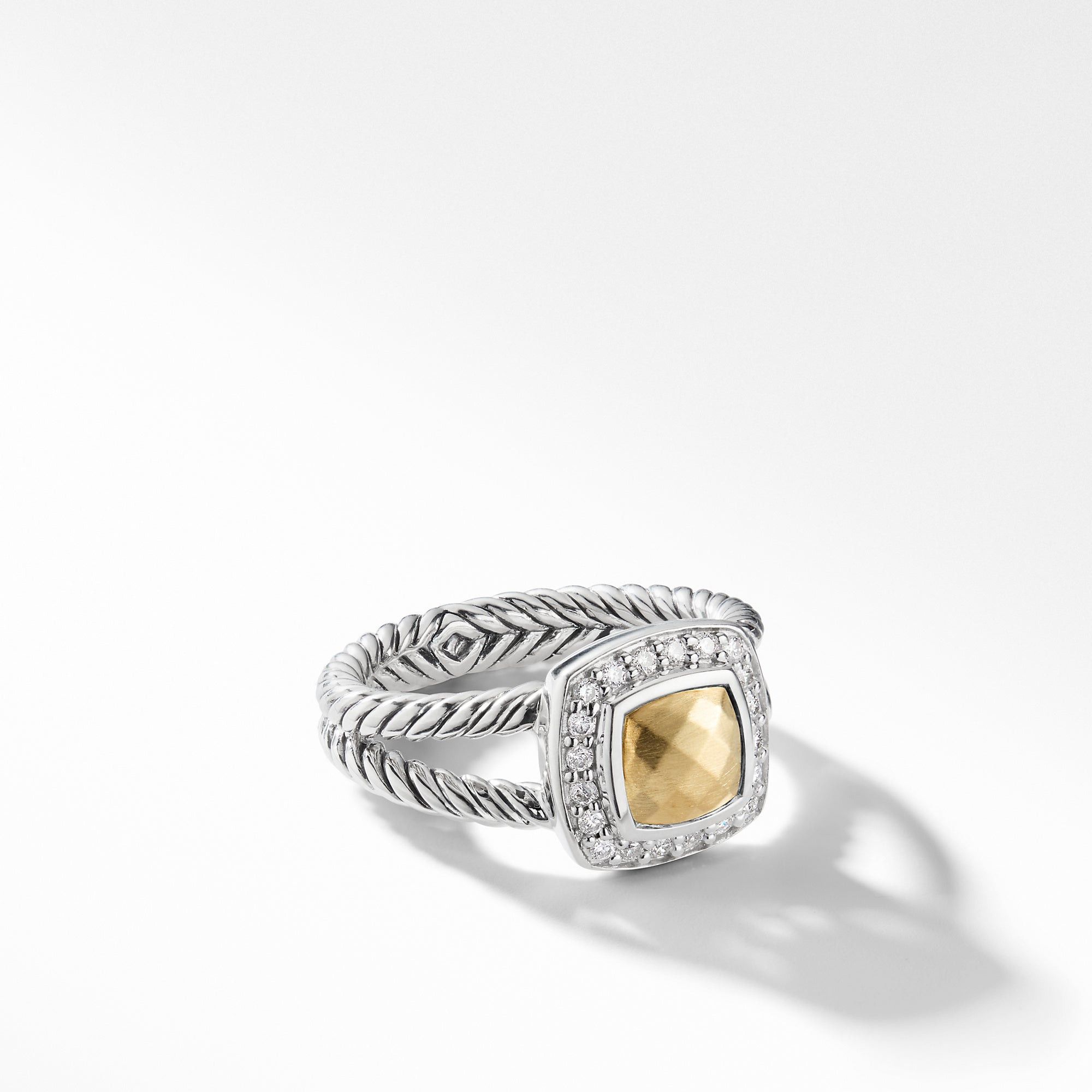 David Yurman o1w1db10526 R07443D Size:6/ Petite Albion Ring in Silver Size ONE SIZE - 1 Thumbnail