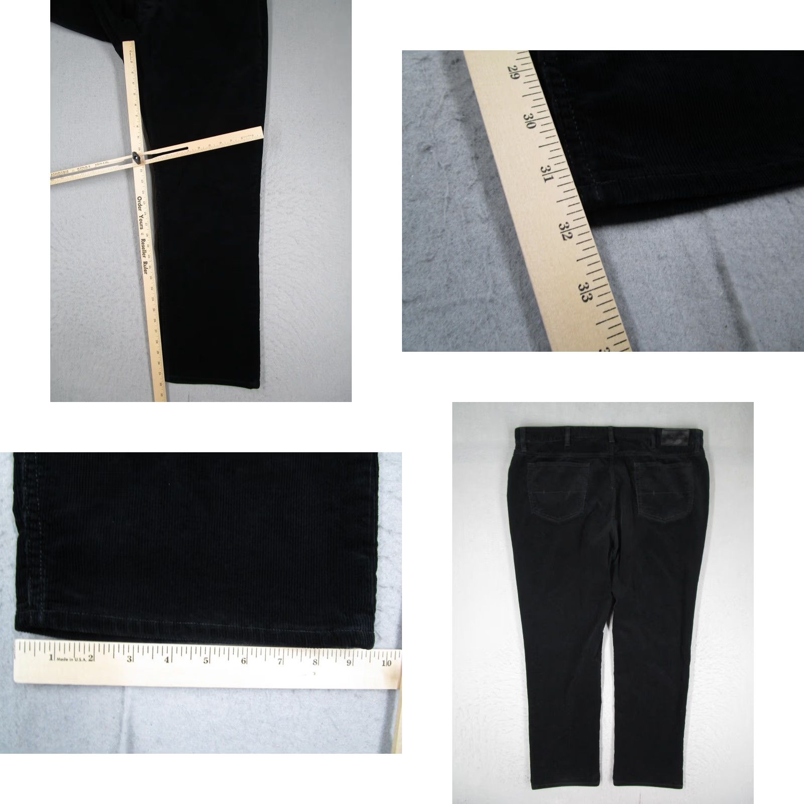 Polo Ralph Lauren Polo Ralph Lauren Pants Mens 5-Pocket Corduroy Straight Leg Black 42x32 Adult Regular Size 42 Inseam 32 Size US XL / EU 56 / 4 - 8 Thumbnail