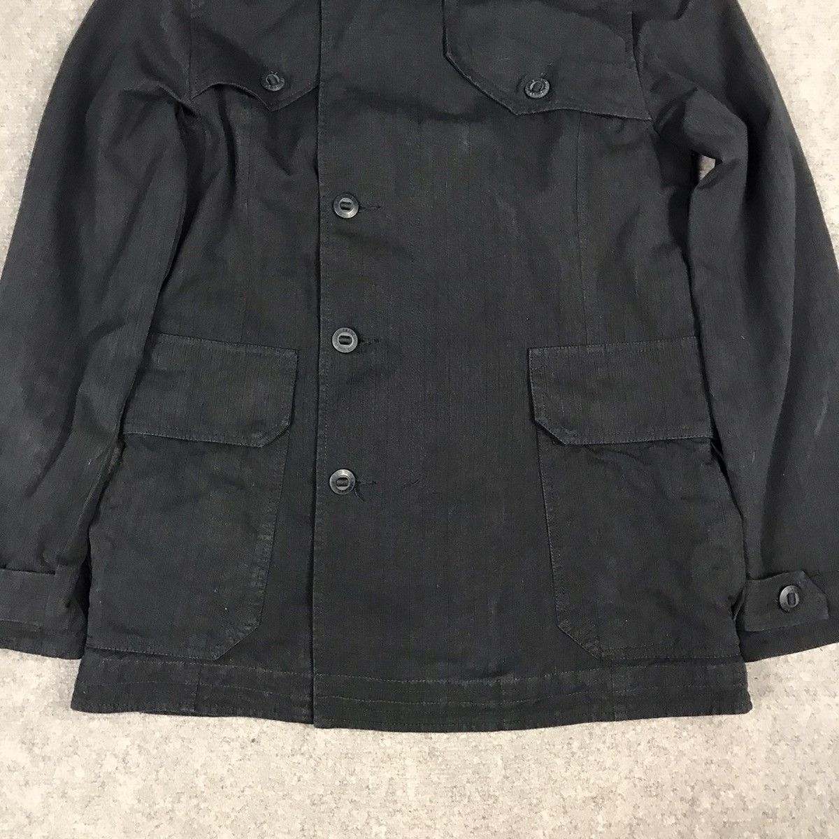 ADDICT ADDICT BLACK PUNK JAPAN STYLE MILITARY JACKET Size US M / EU 48-50 / 2 - 3 Thumbnail