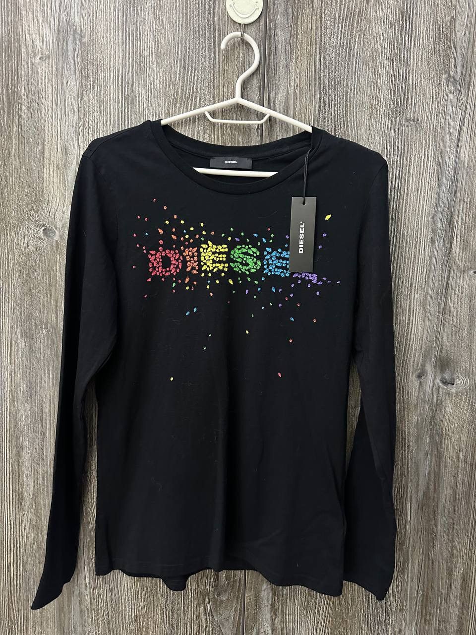 Diesel Diesel footprint logo Y2K Long Sleeve Shirt Size S / US 4 / IT 40 - 1 Thumbnail