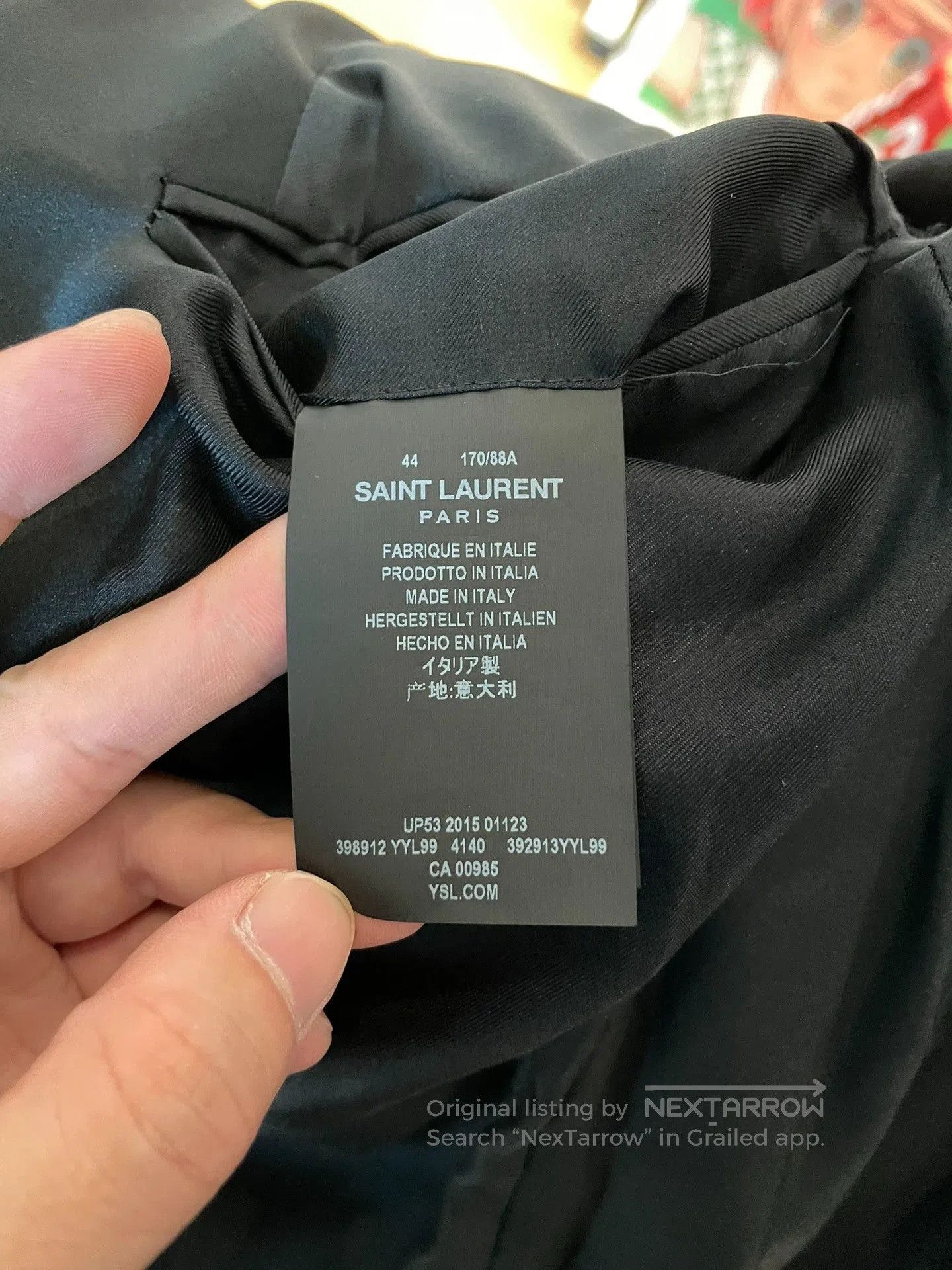 Saint Laurent Paris Saint Laurent Dark Blue Suit. Size US S / EU 44-46 / 1 - 6 Thumbnail