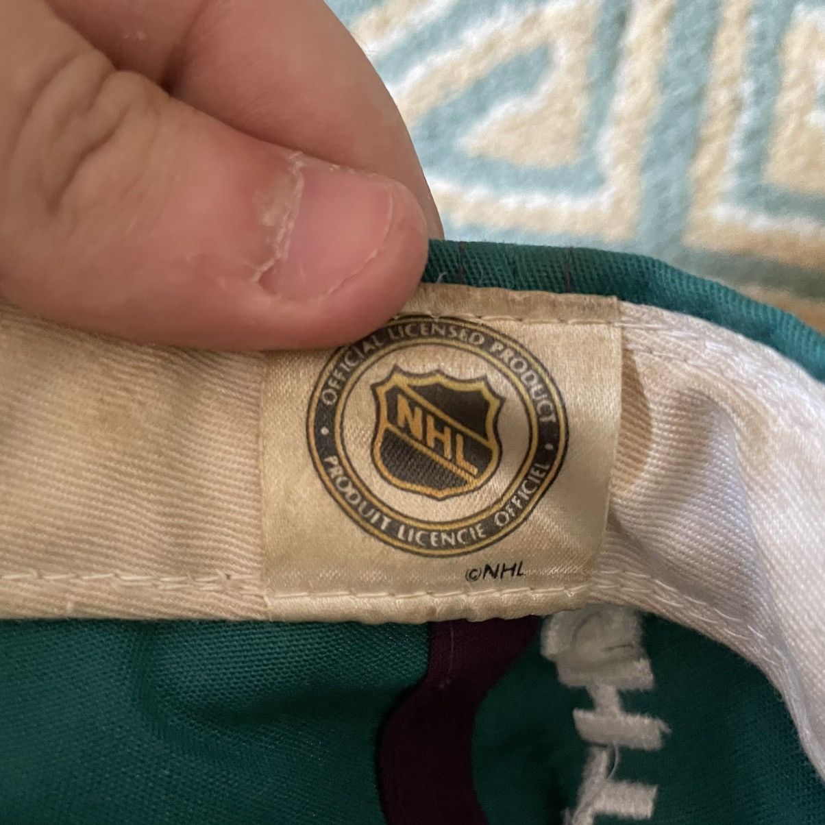 NHL Vintage Rare Sports Specialties 90’s Mighty Ducks NHL Cap Size ONE SIZE - 4 Thumbnail