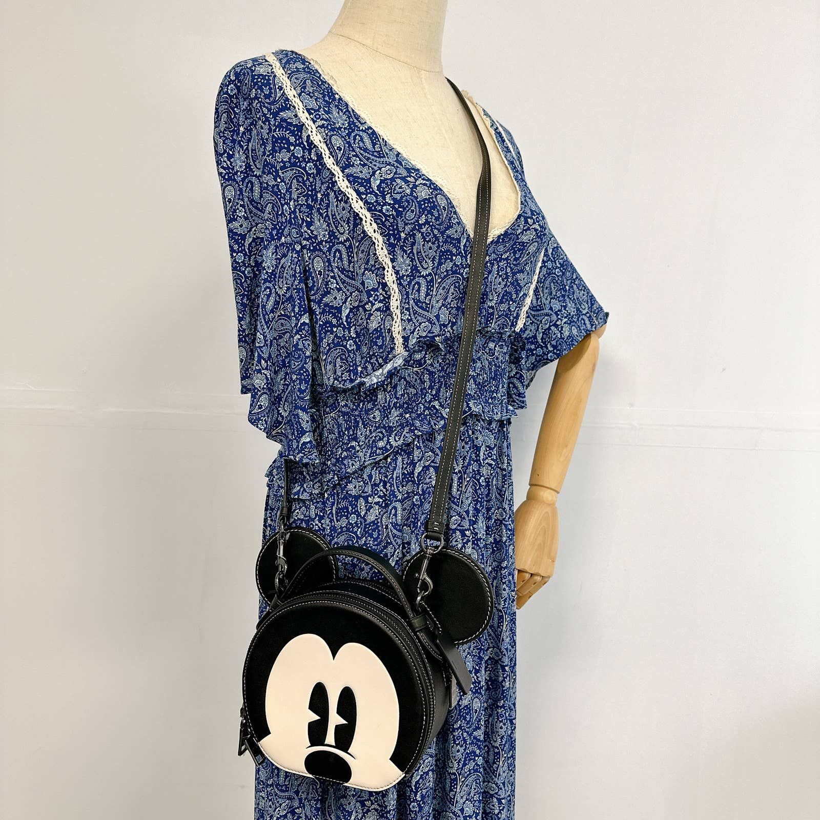 Coach Coach CM840 Disney X Coach Mickey Mouse Ear Bag IN Black Grailed