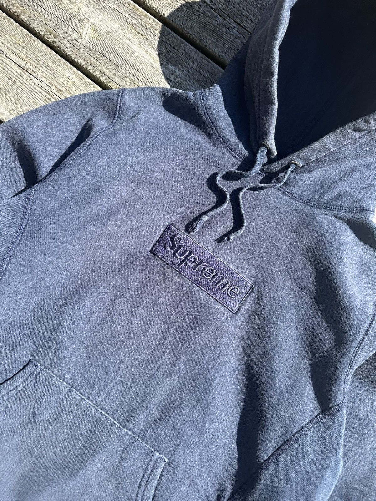 Supreme Supreme Tonal Box Logo Hoodie FW14 Size S Size US S / EU 44-46 / 1 - 6 Thumbnail
