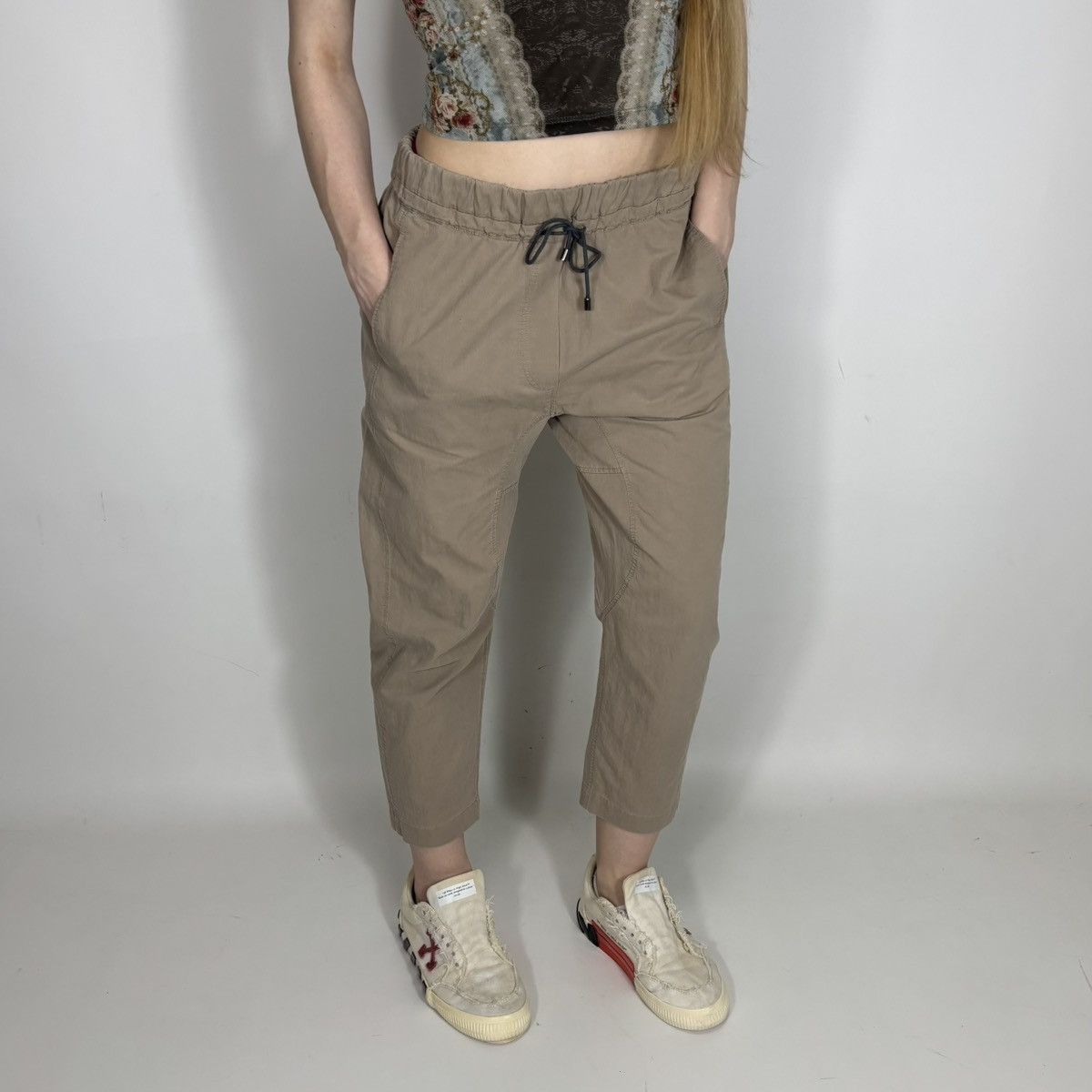 Brunello Cucinelli Vintage Y2K Brunello Cucinelli Luxury Retro Bridges Shorts Size 26" / US 2 / IT 38 - 3 Thumbnail
