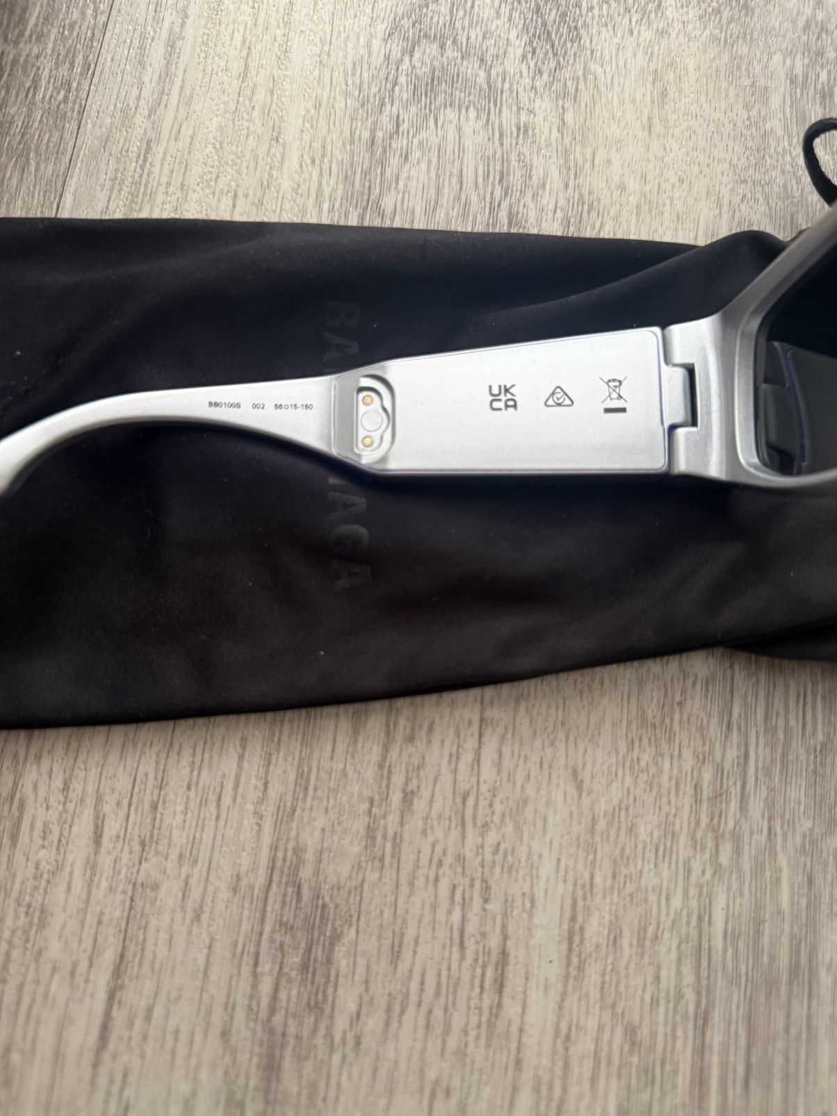 Balenciaga Balenciaga LED Sunglasses Grey Silver Size ONE SIZE - 7 Thumbnail
