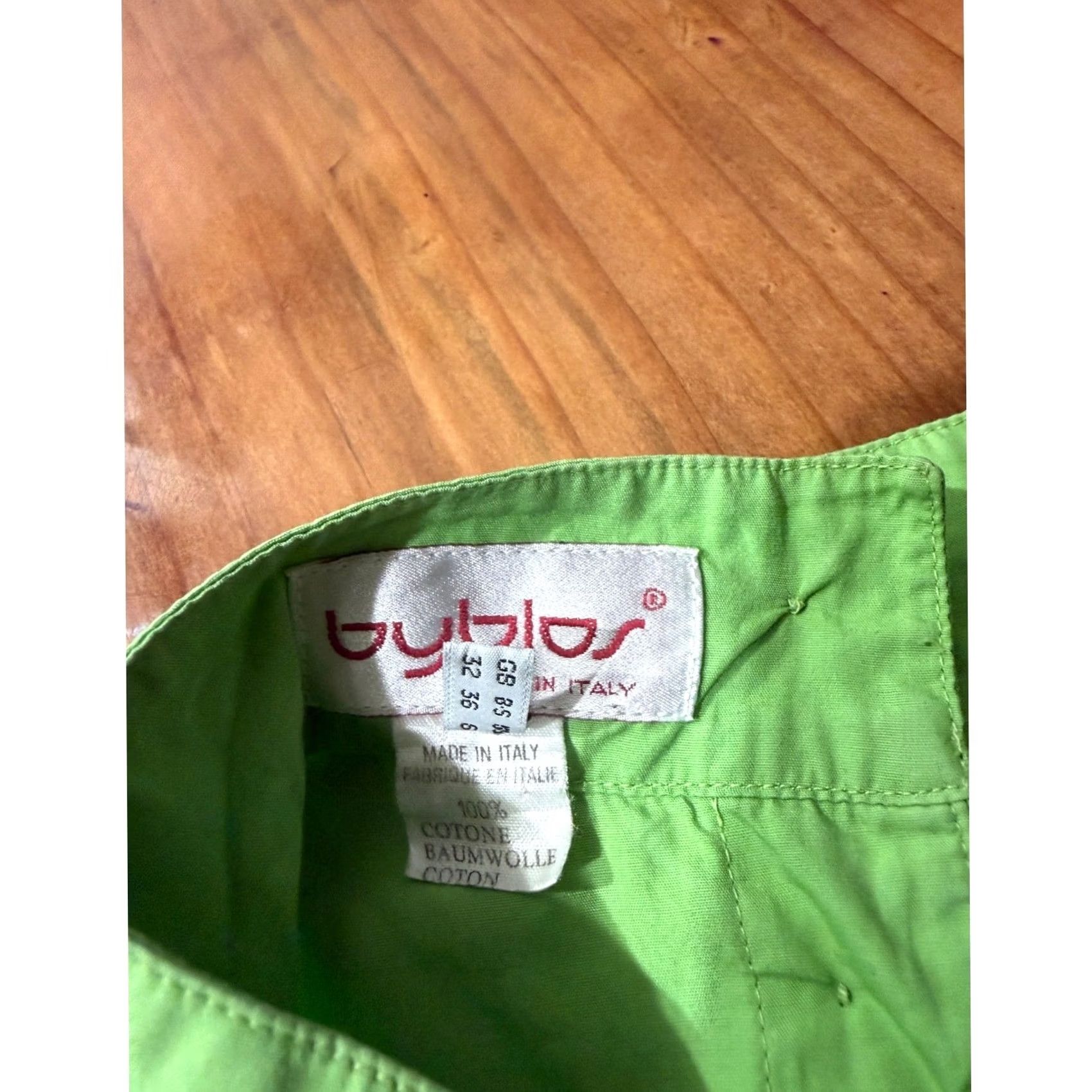 Byblos VINTAGE Byblos Jumpsuit Women 6 Cotton Knit Sleeveless One-Piece Green 80s Designer Casual Activewear Cap Sleeve Back Open Crew Neck High Neck? Size 28" / US 6 / IT 42 - 5 Thumbnail