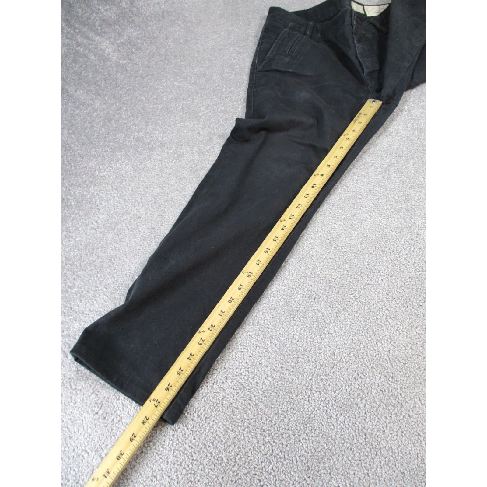 Allsaints AllSaints Slim Fit Chinos Mens 32 Black Pants Size US 32 / EU 48 - 4 Thumbnail