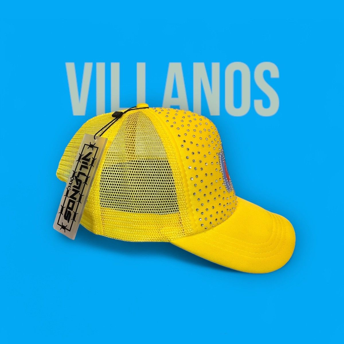 Other Villanos NYC Iced Out Trucker Hat Size ONE SIZE - 2 Thumbnail