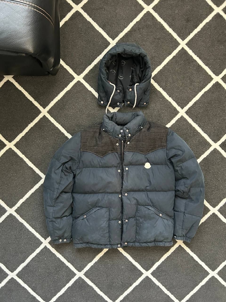 Moncler × Visvim Moncler X Visvim Navy Puffer Jacket Size US M / EU 48-50 / 2 - 2 Thumbnail