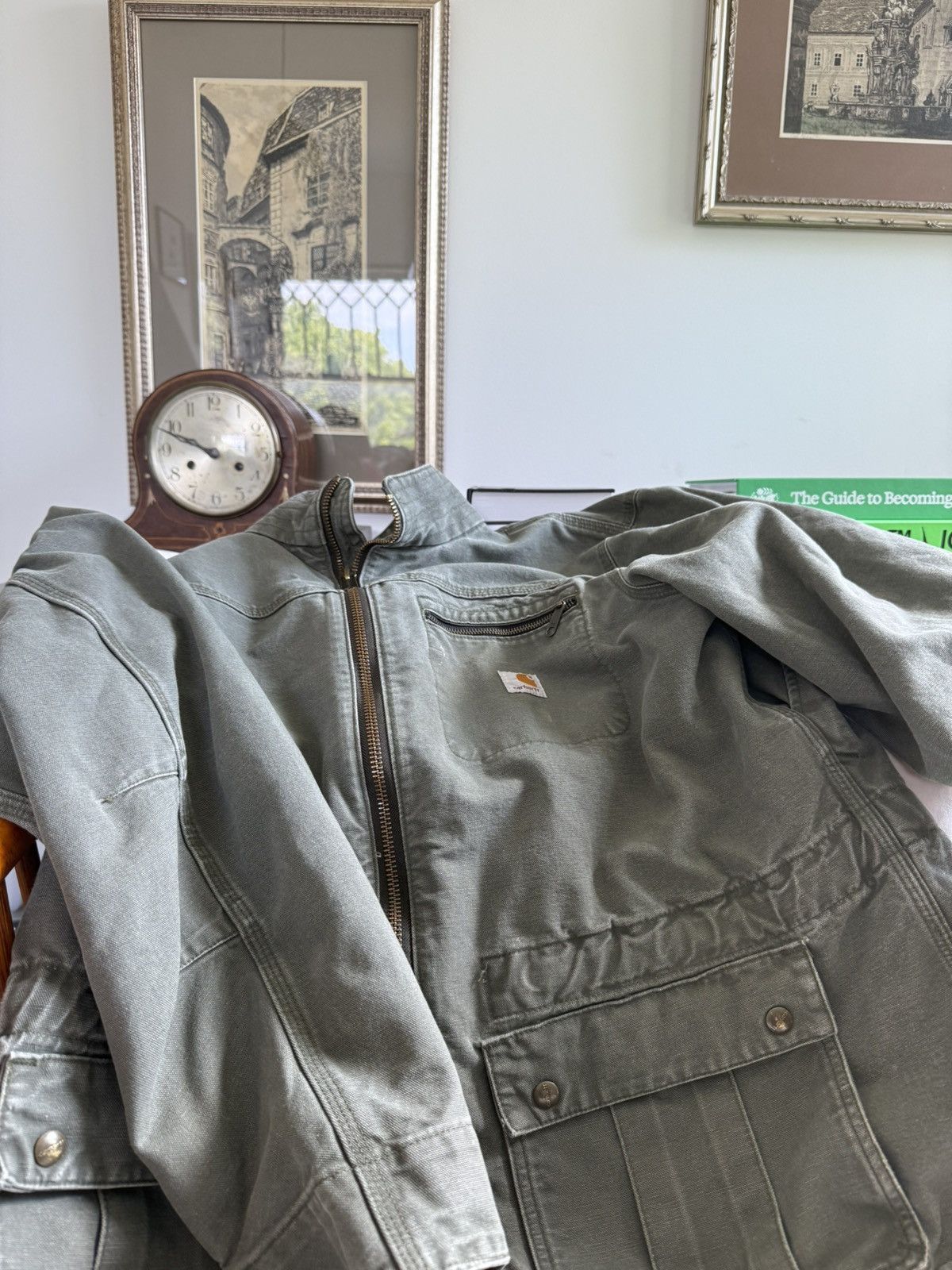 Carhartt Rare Carhartt Moto Jacket Size US XL / EU 56 / 4 - 2 Thumbnail
