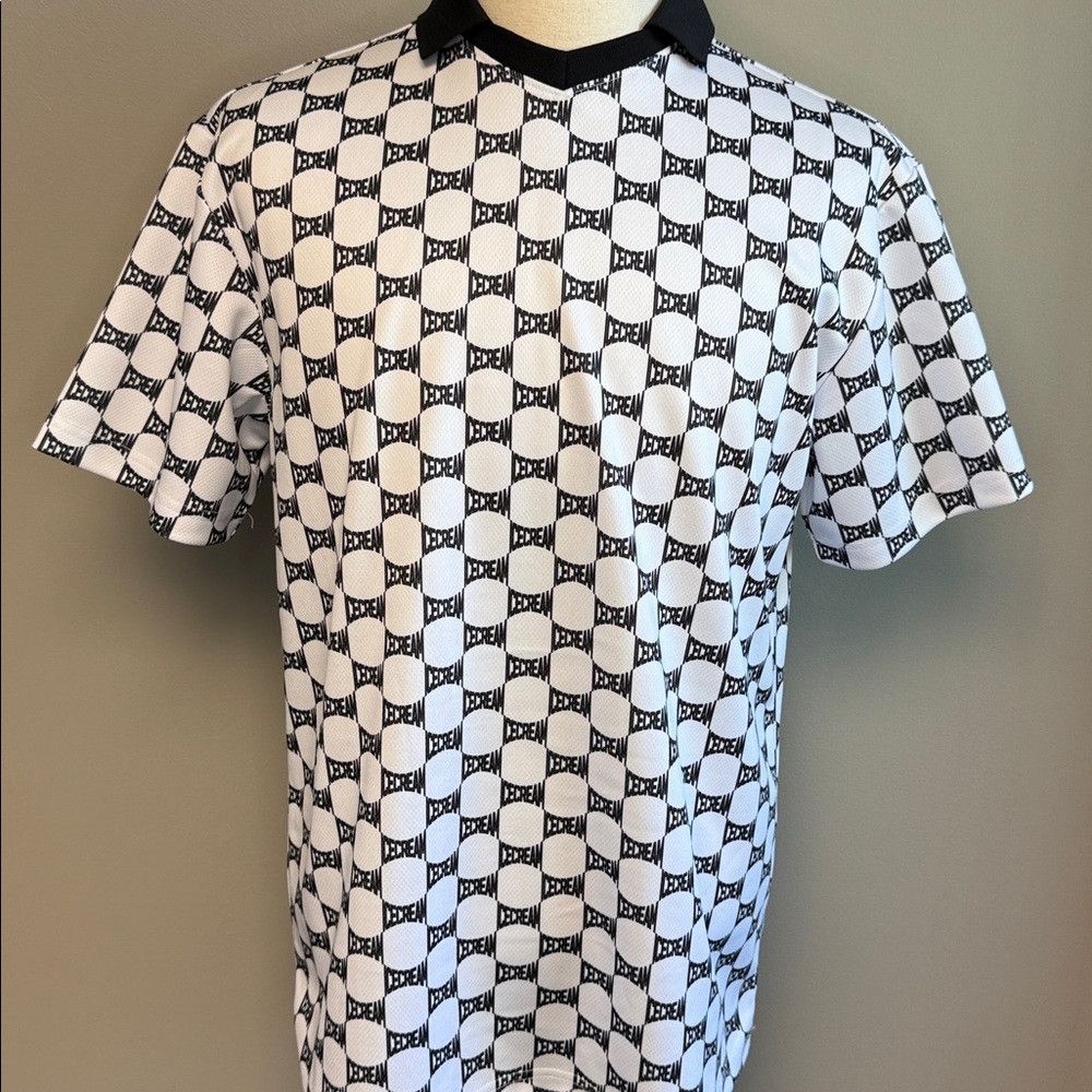 Icecream ICECREAM Stacker Mesh Soccer Jersey Black/White – Size M – Size US M / EU 48-50 / 2 - 3 Thumbnail