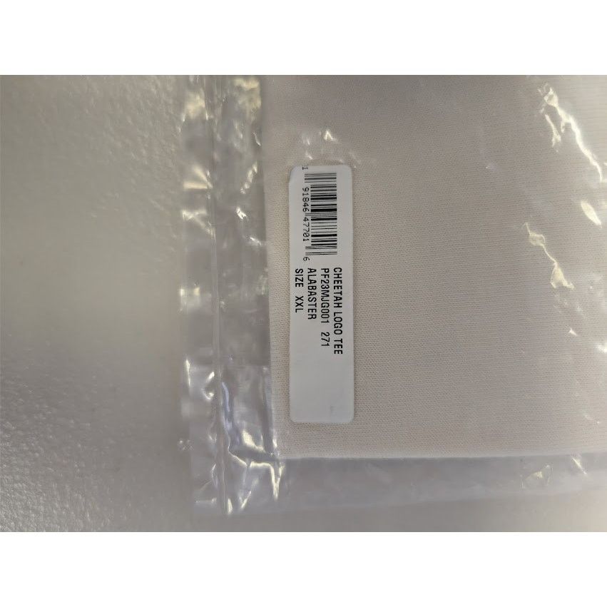 Amiri o1rshd1 Q:2 / Cheetah Logo T-shirt in Alabaster Size US XXL / EU 58 / 5 - 22 Thumbnail