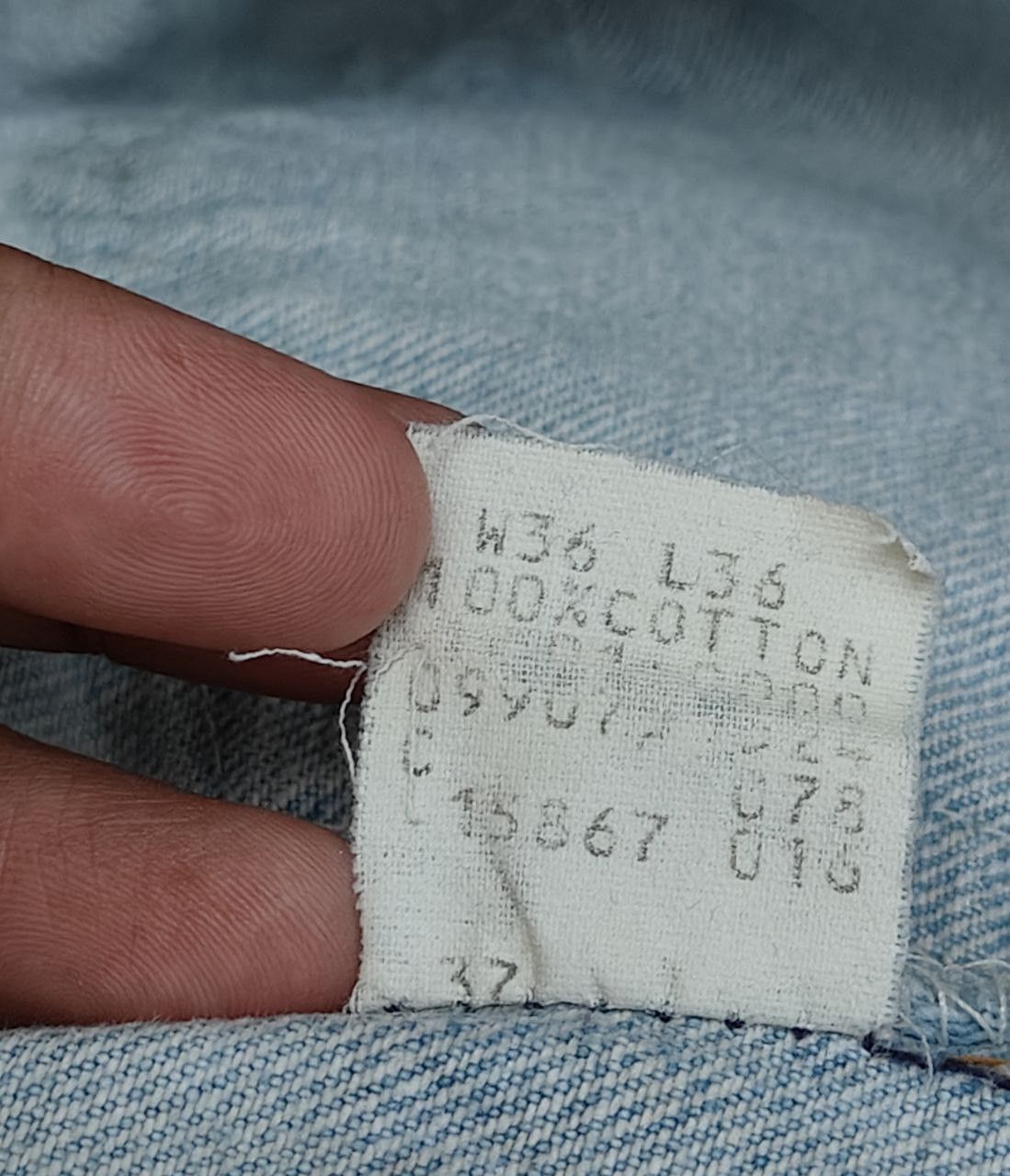 Levi's Vintage Clothing 70s Vintage Levi's 501 Mudwash worn Denim Size US 34 / EU 50 - 7 Thumbnail