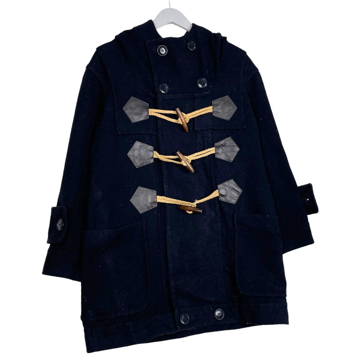 Issey Miyake 💥NENET BY ISSEY MIYAKE DUFFLE COAT JACKET Size US L / EU 52-54 / 3 - 3 Thumbnail