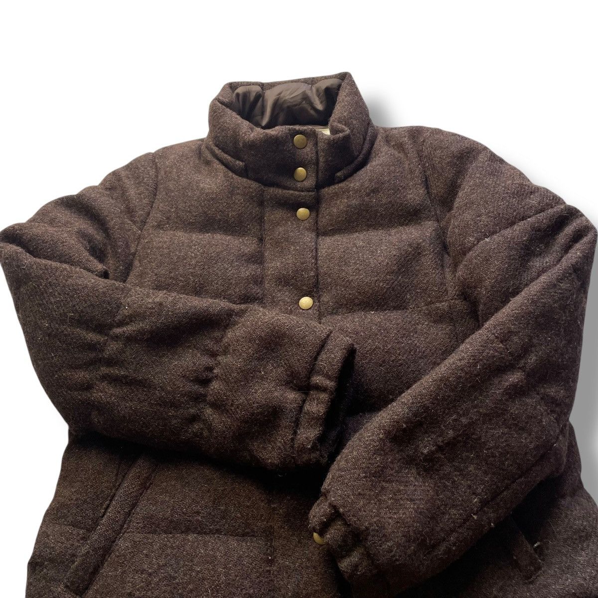 Harris Tweed HARRIS TWEED x EARTH MUSIC & ECOLOGY WOOL DOWN JACKET Size M / US 6-8 / IT 42-44 - 4 Thumbnail