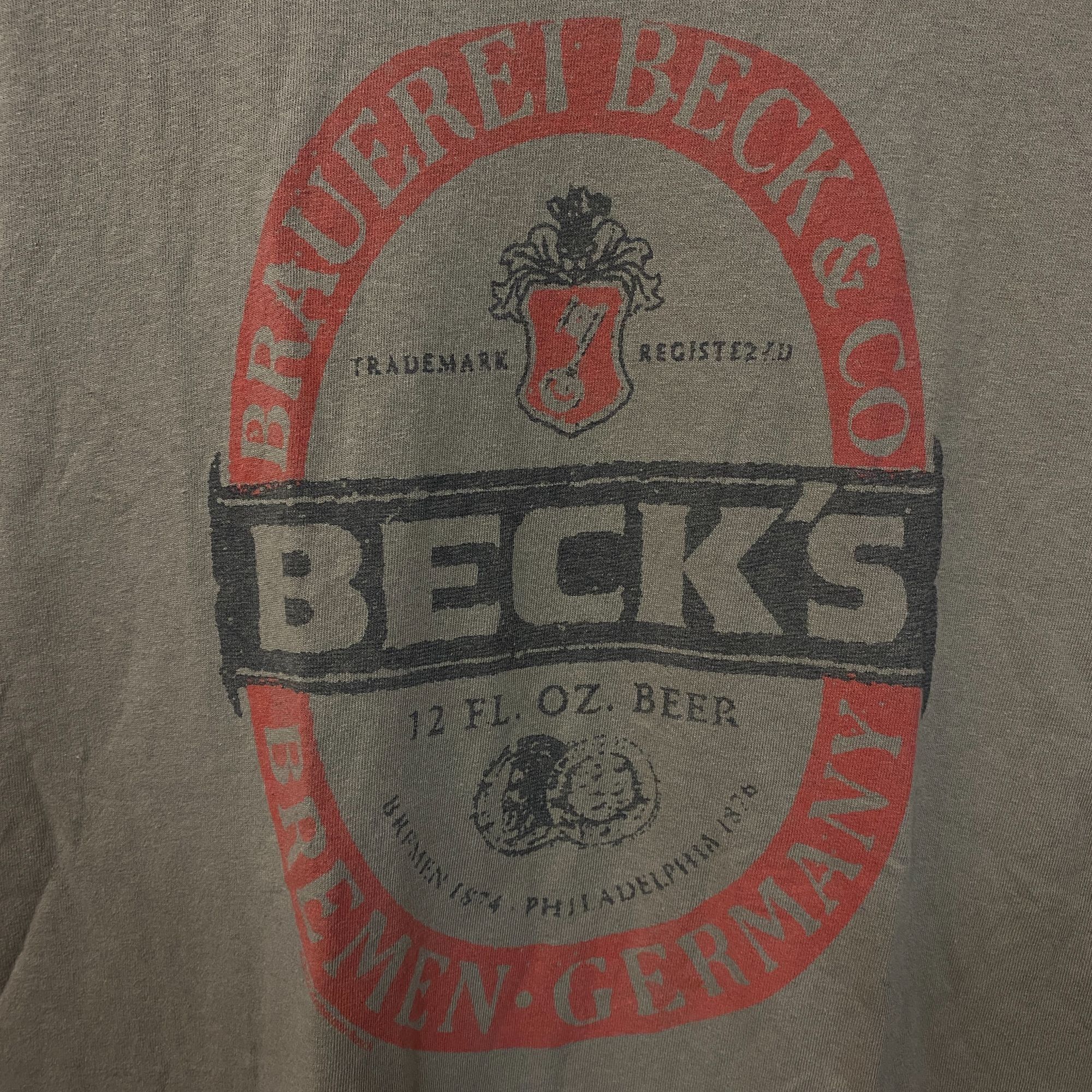 Junk Food Junk Food Clothing Beck's Beer Graphic T-Shirt Large Size US L / EU 52-54 / 3 - 2 Thumbnail
