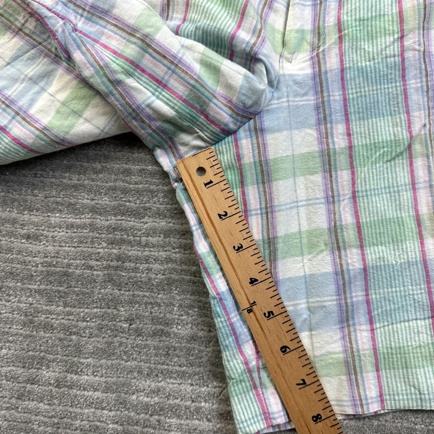 Brooks Brothers VINTAGE Brooks Brothers Shorts Mens 30 Green Plaid Chino USA Made Size US 30 / EU 46 - 5 Thumbnail