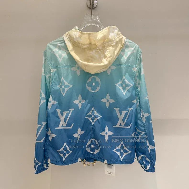 Louis Vuitton Louis Vuitton Blue logo presbyopic full print hooded draws Size XS / US 0-2 / IT 36-38 - 4 Thumbnail