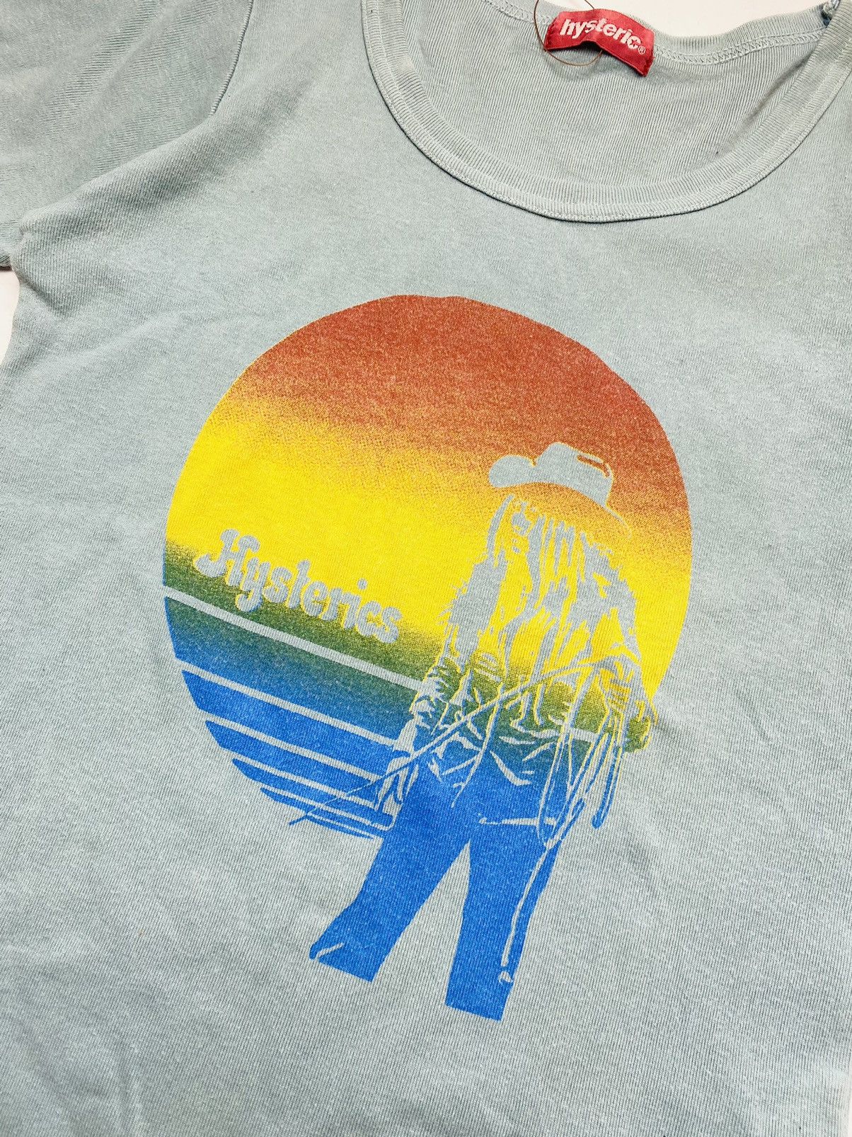 Hysteric Glamour 1990s Hysteric Glamour - Cowgirl Baby Tee Size M / US 6-8 / IT 42-44 - 3 Thumbnail