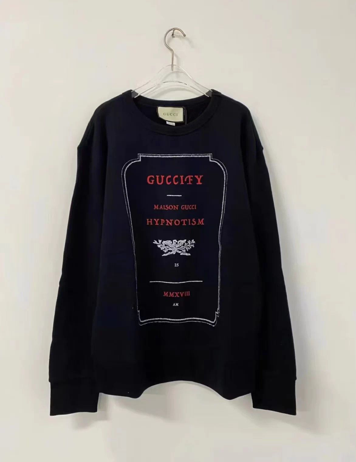 Gucci Gucci Black Hypnotic Tombstone Sweatshirt L 98 New Size US L / EU 52-54 / 3 - 1 Thumbnail