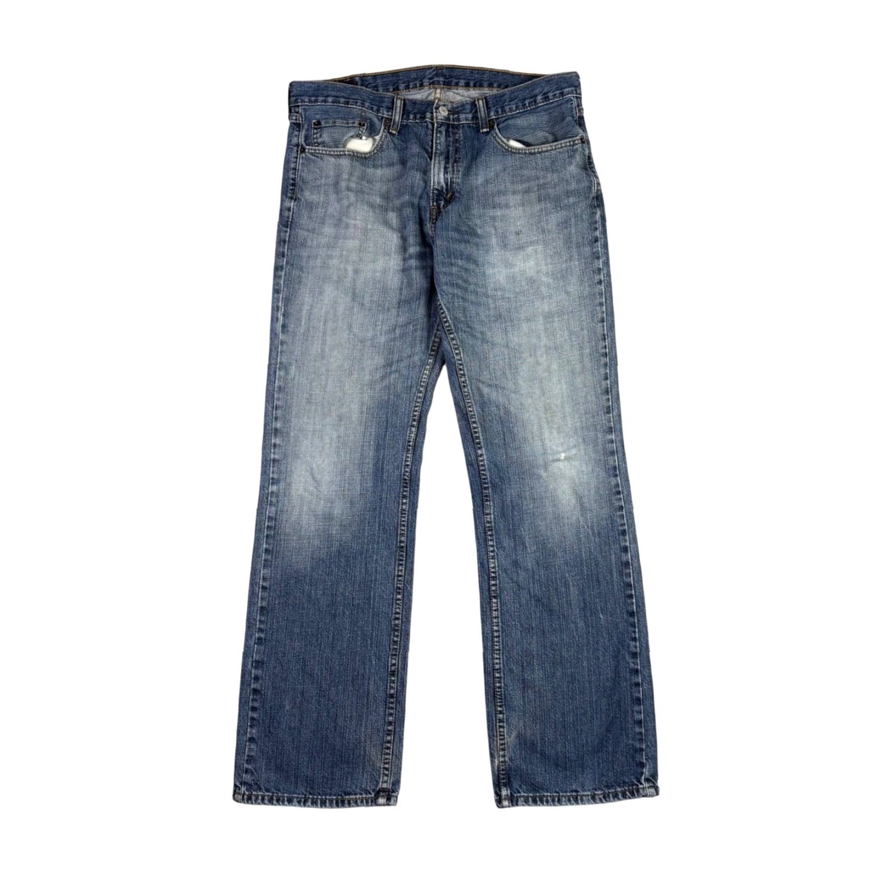 Denime Levi Strauss Levi's 559 Jeans Mens 34x32 Blue Denim Vintage Straight Leg Relaxed Fit 5-Pocket Distressed Cotton Regular Rise Mid No N/A Size US 34 / EU 50 - 2 Thumbnail