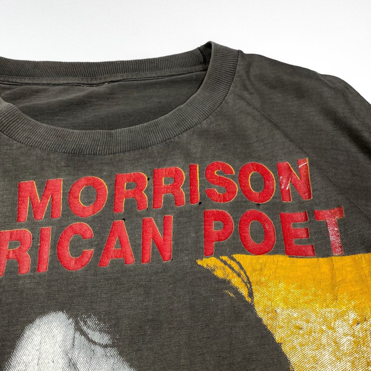 Band Tees Jim Morrison The Doors Distressed T-Shirt Vintage Size US M / EU 48-50 / 2 - 5 Thumbnail