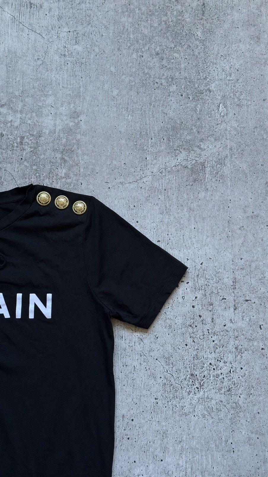Balmain Women's Balmain Paris Big Logo Black T Shirt Size XXS / US 00 / IT 34 - 2 Thumbnail