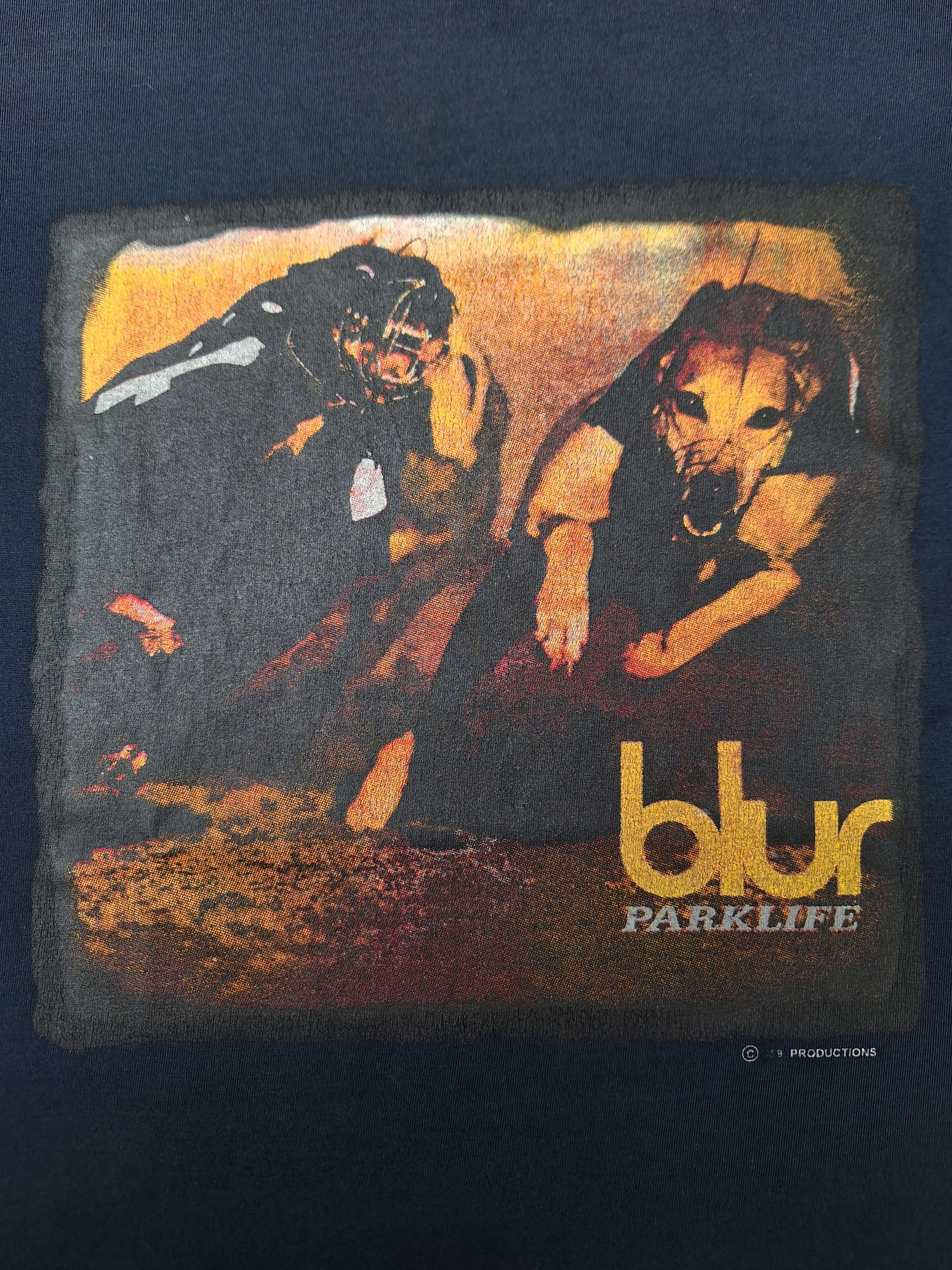 Vintage 🔥RARE🔥 Vintage 90s blur parklife album tee not korn ride Size US L / EU 52-54 / 3 - 2 Thumbnail