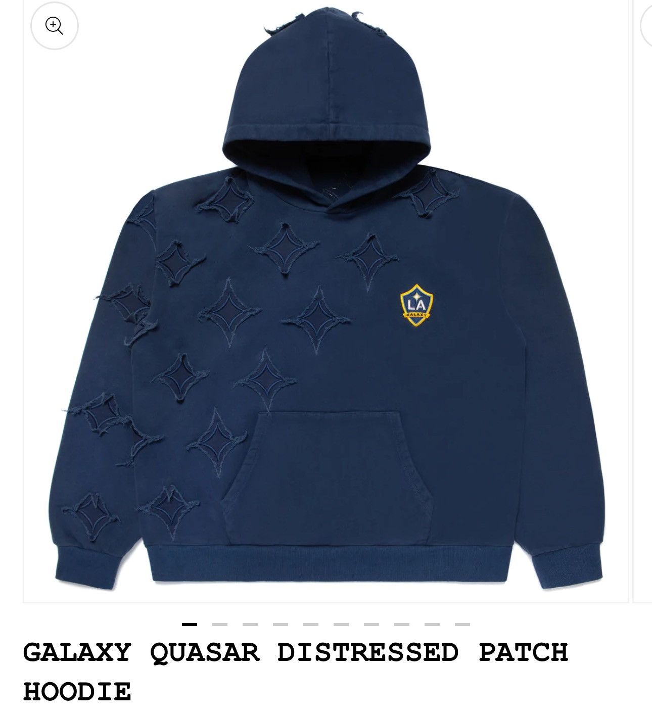 Image of Los Angeles X La Galaxy Hoodie ‘Navy Blue’, Men's (Size XL)