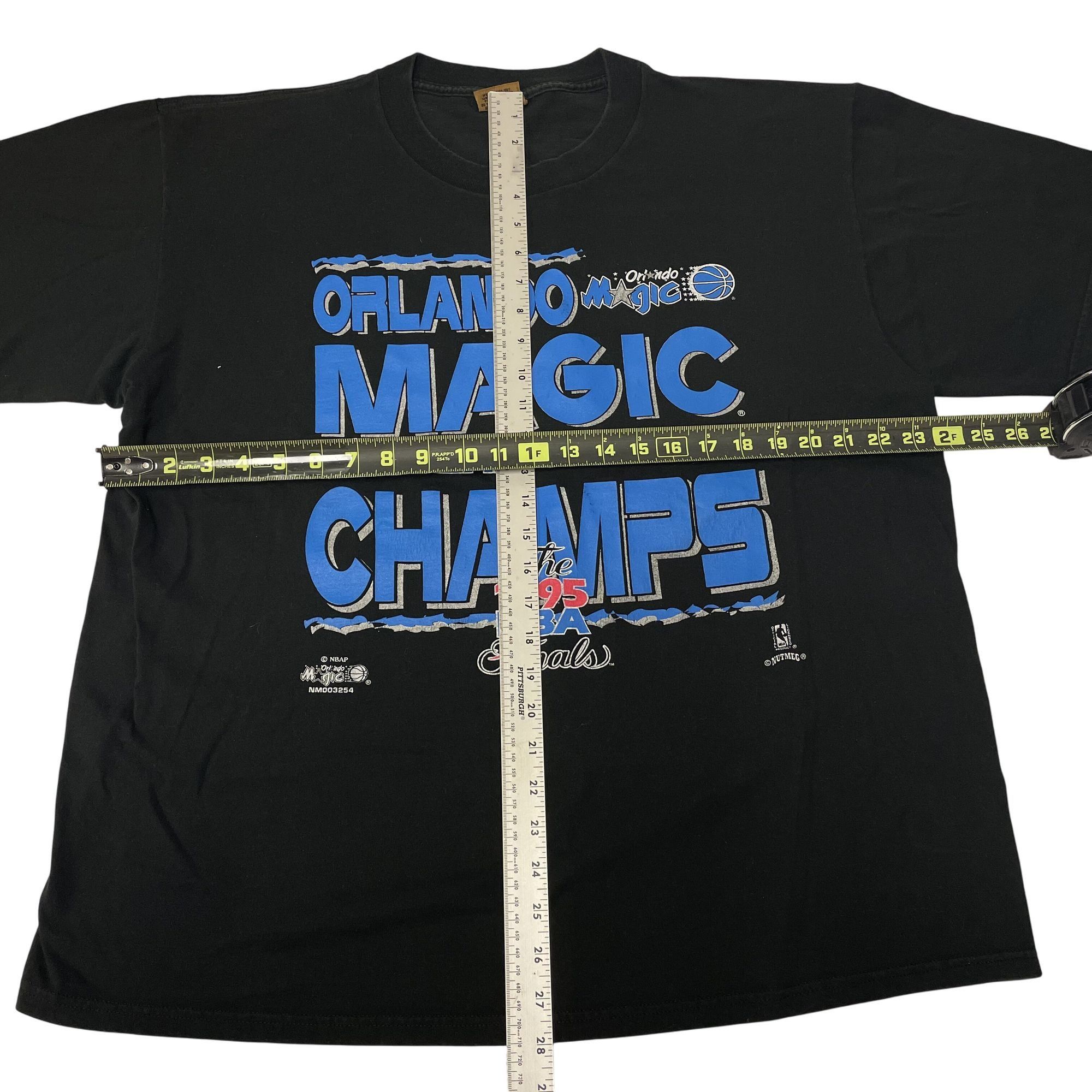 Nutmeg Vtg Nutmeg Orlando MAGIC Officially Licensed 1995 NBA Finals Size US XL / EU 56 / 4 - 9 Thumbnail