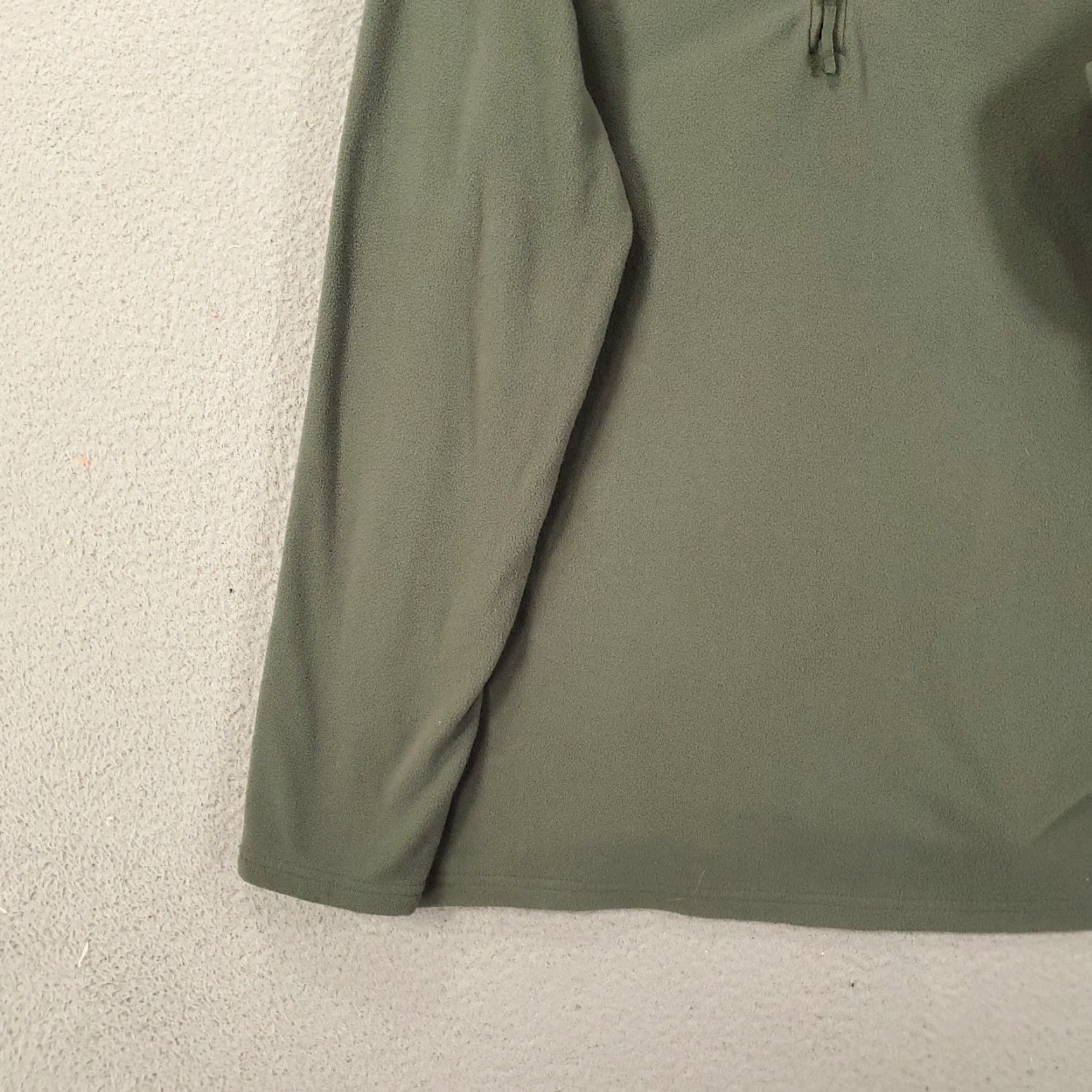 Vintage Mountain Warehouse Mens XL 1/4 Zip Fleece Sweatshirt Pullover Gray Green Shirt Size US XL / EU 56 / 4 - 3 Thumbnail