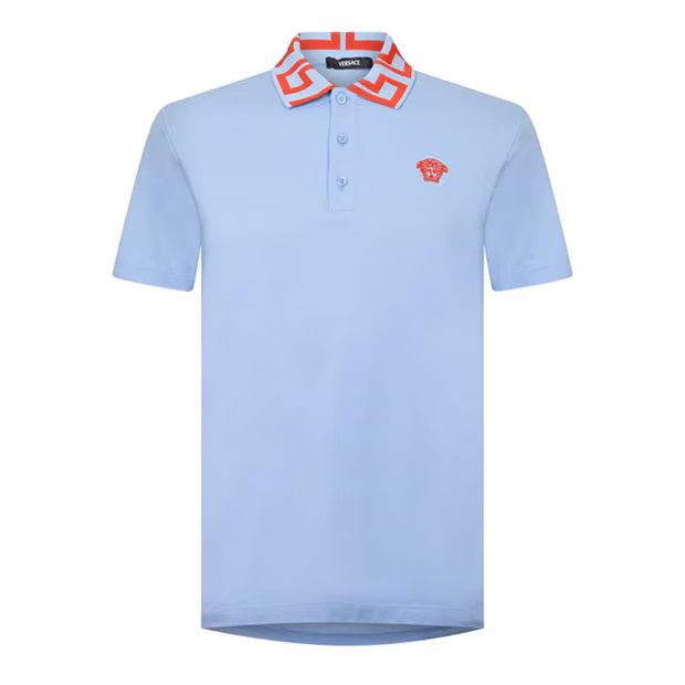 Versace o1g2r1mq0824 Polo Shirts in Light Blue Size US S / EU 44-46 / 1 - 1 Thumbnail